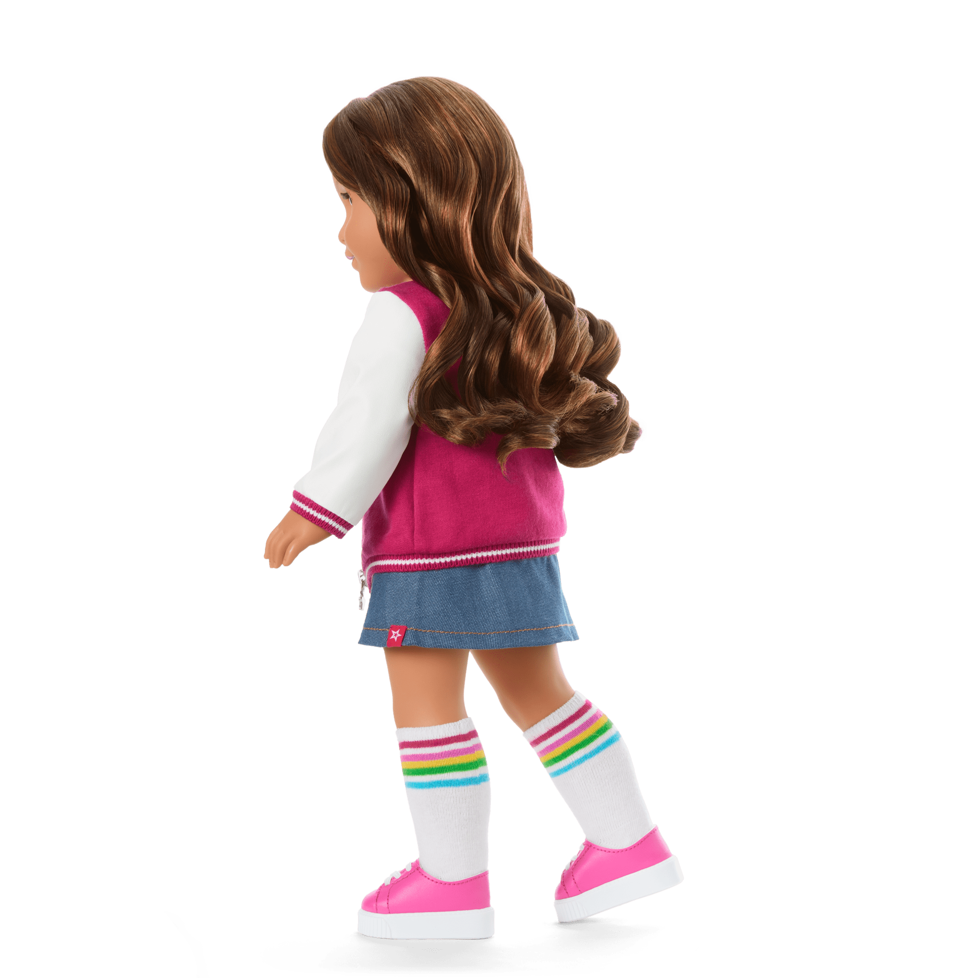 Truly Me 18-inch Doll with Puppy & Backpack Accessories | AG Star Squad Bundle
