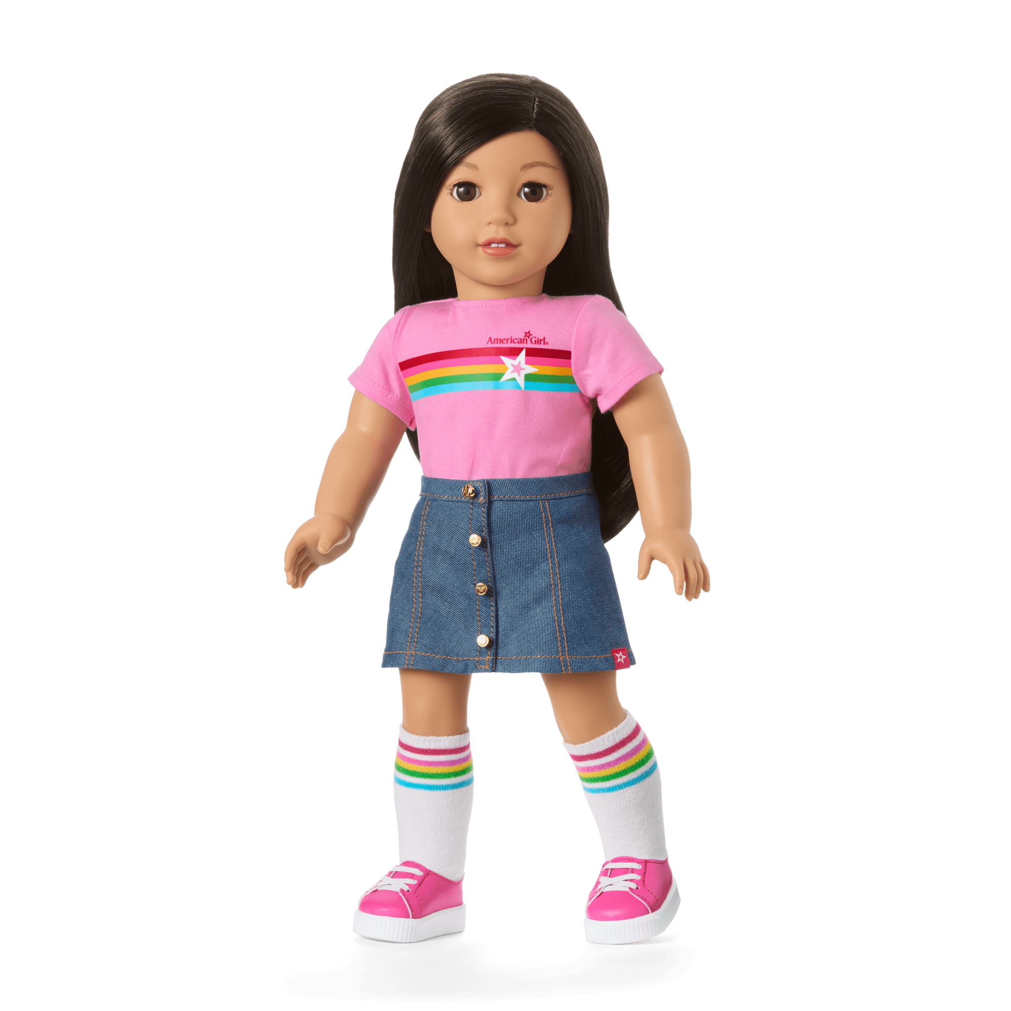 18-inch Truly Me Doll with Puppy & Backpack Accessories | AG Star Squad Bundle