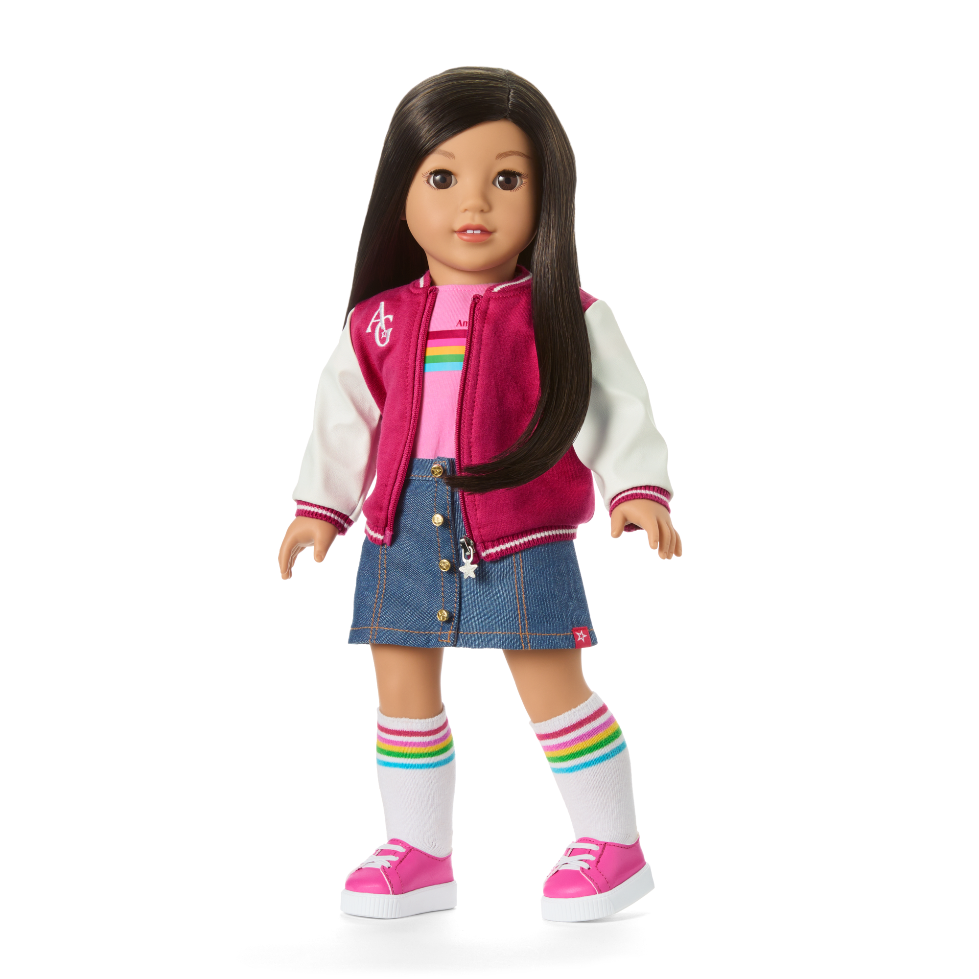18-inch Truly Me Doll with Puppy & Backpack Accessories | AG Star Squad Bundle