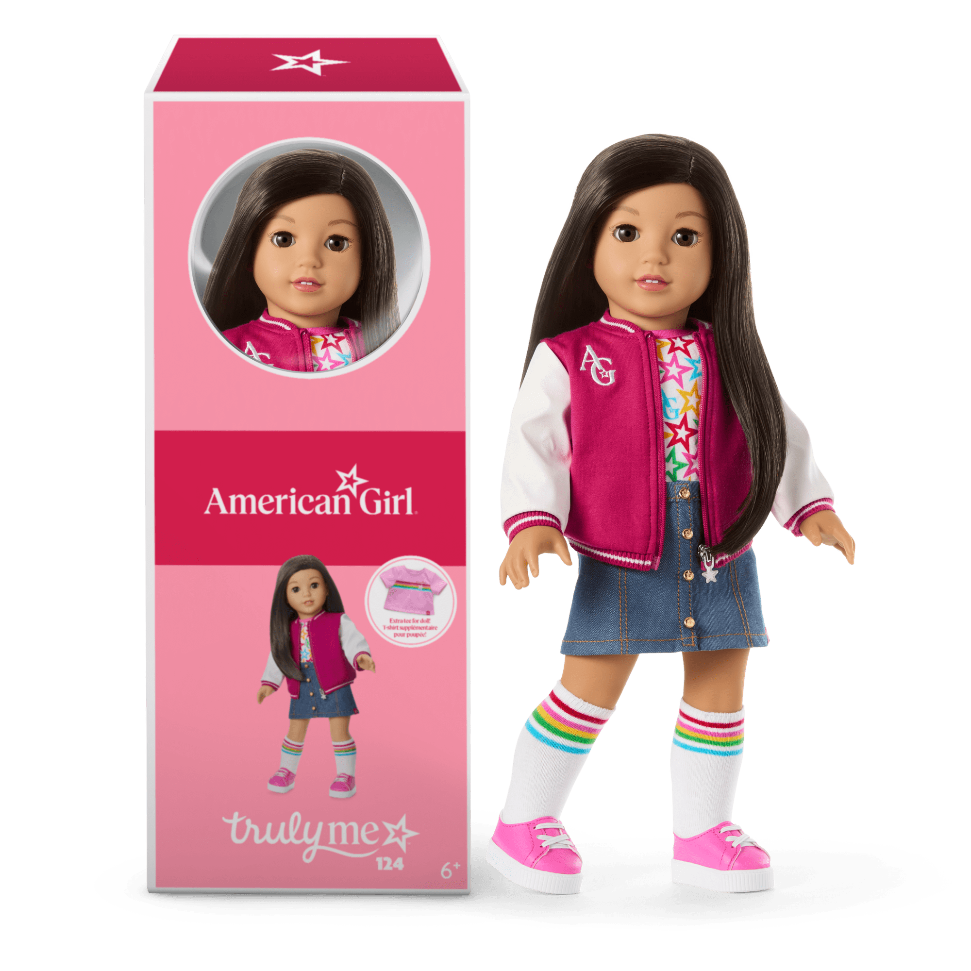 18-inch Truly Me Doll with Puppy & Backpack Accessories | AG Star Squad Bundle