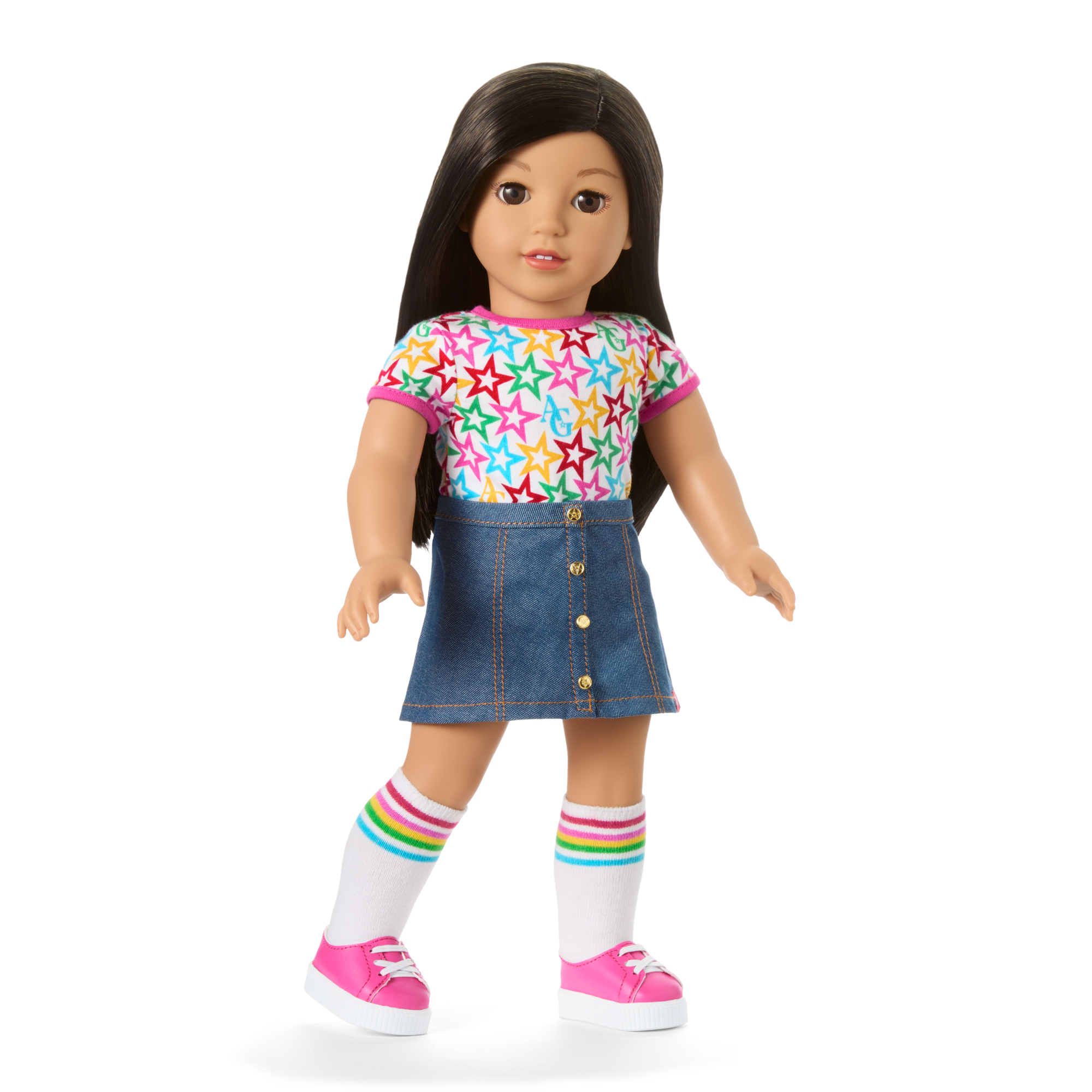 18-inch Truly Me Doll with Puppy & Backpack Accessories | AG Star Squad Bundle