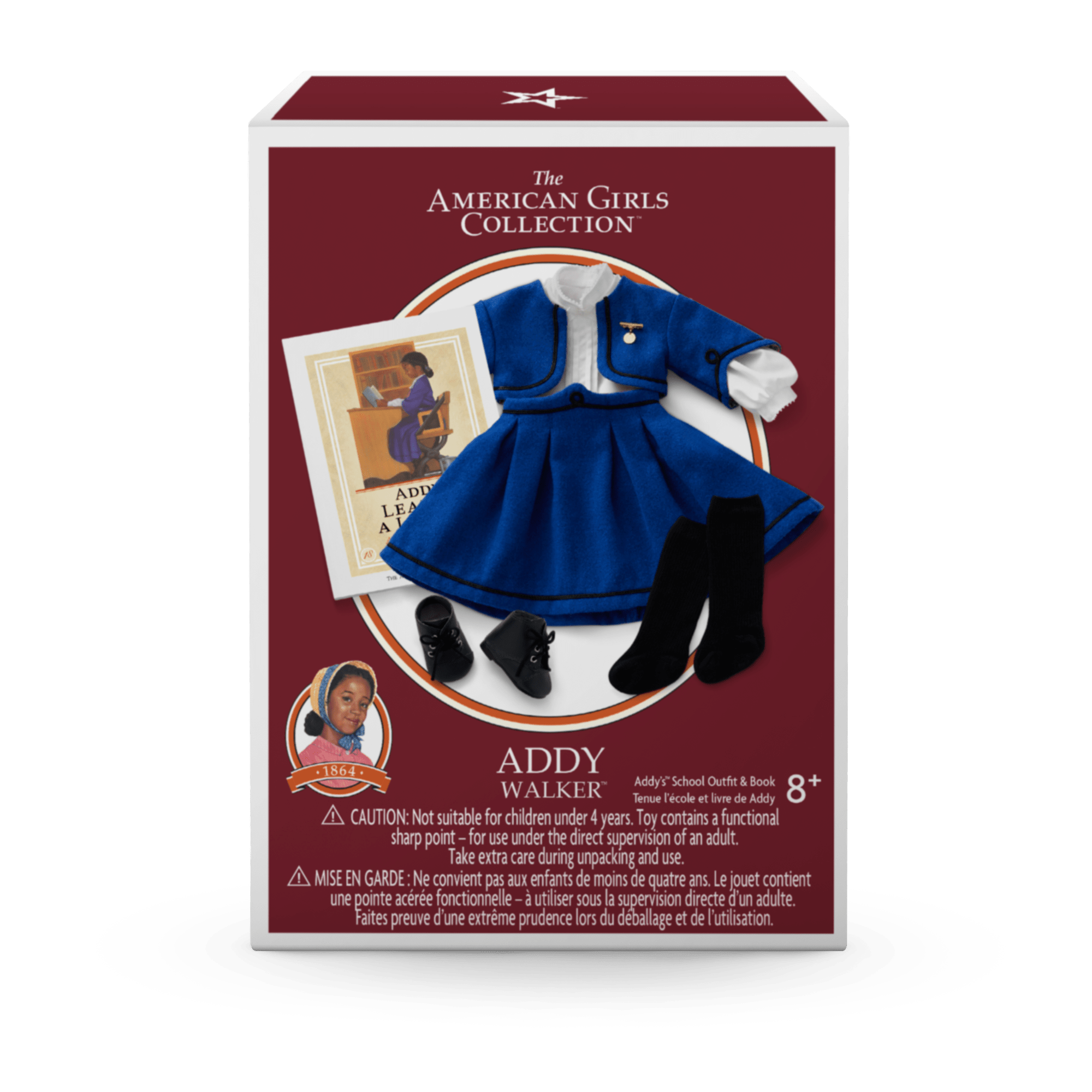 Addy's 18-Inch Doll School Outfit & Book Set | Historical Character