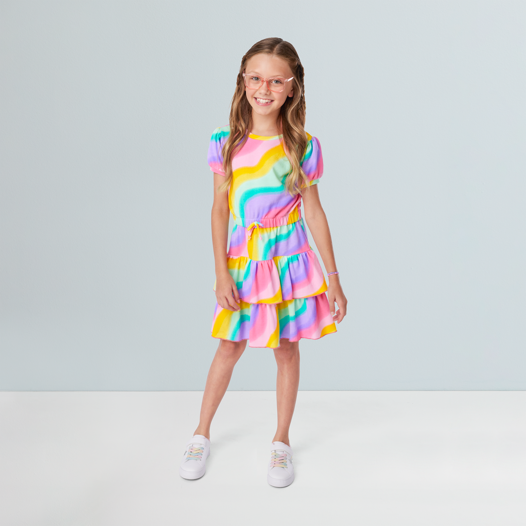 Rainbow Swirl Dress for Girls & Dolls | Summer McKinny™