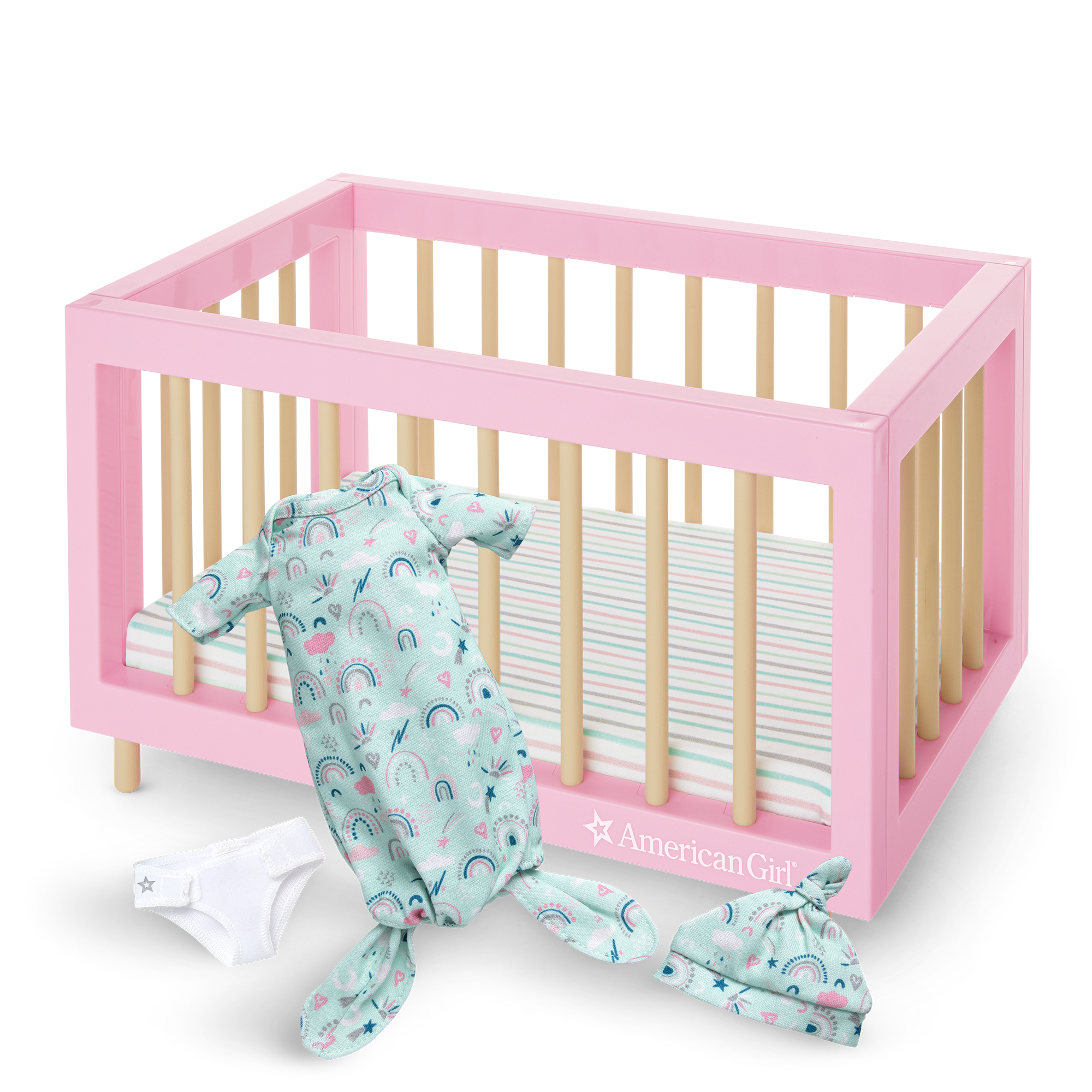 Little Bitty Baby Doll Ultimate Bundle with Crib, Stroller & Outfits | American Girl