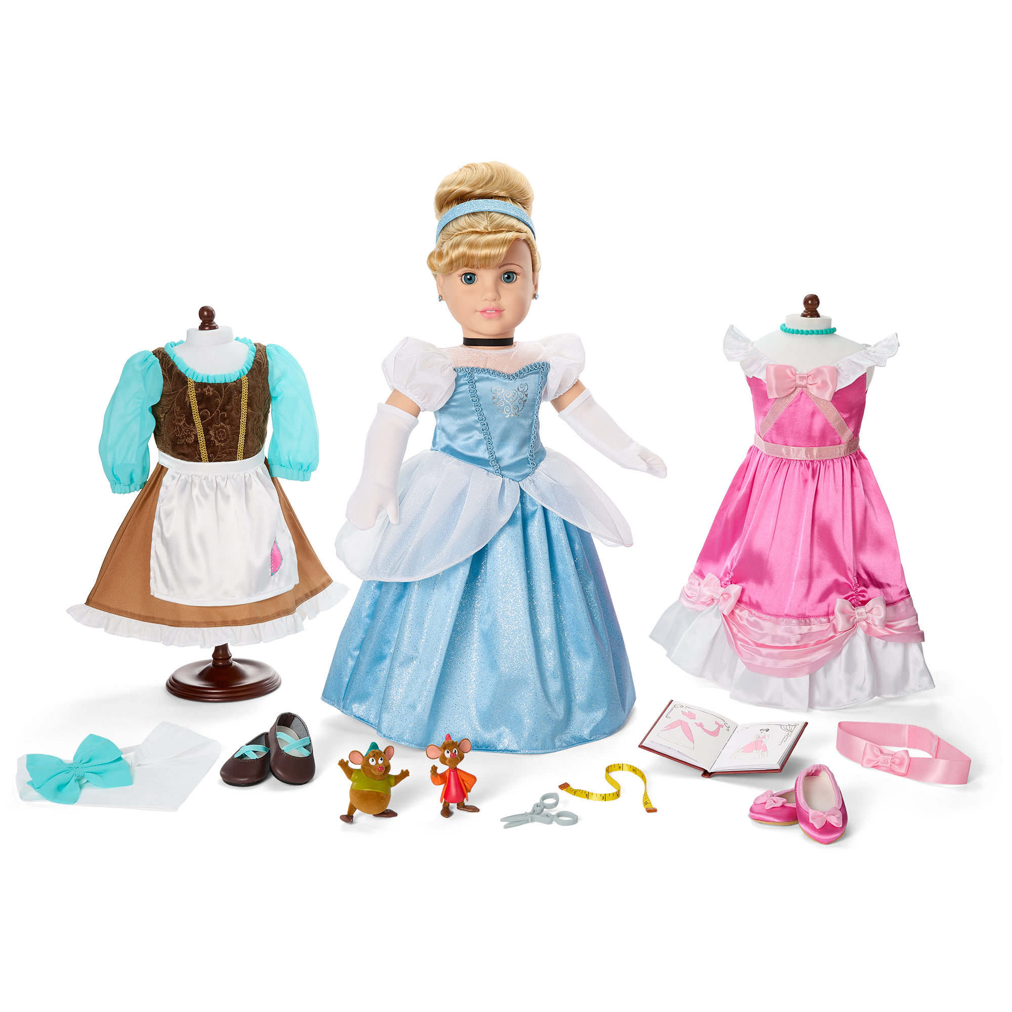 Disney Princess Cinderella 18-inch Doll & Story Bundle | American Girl