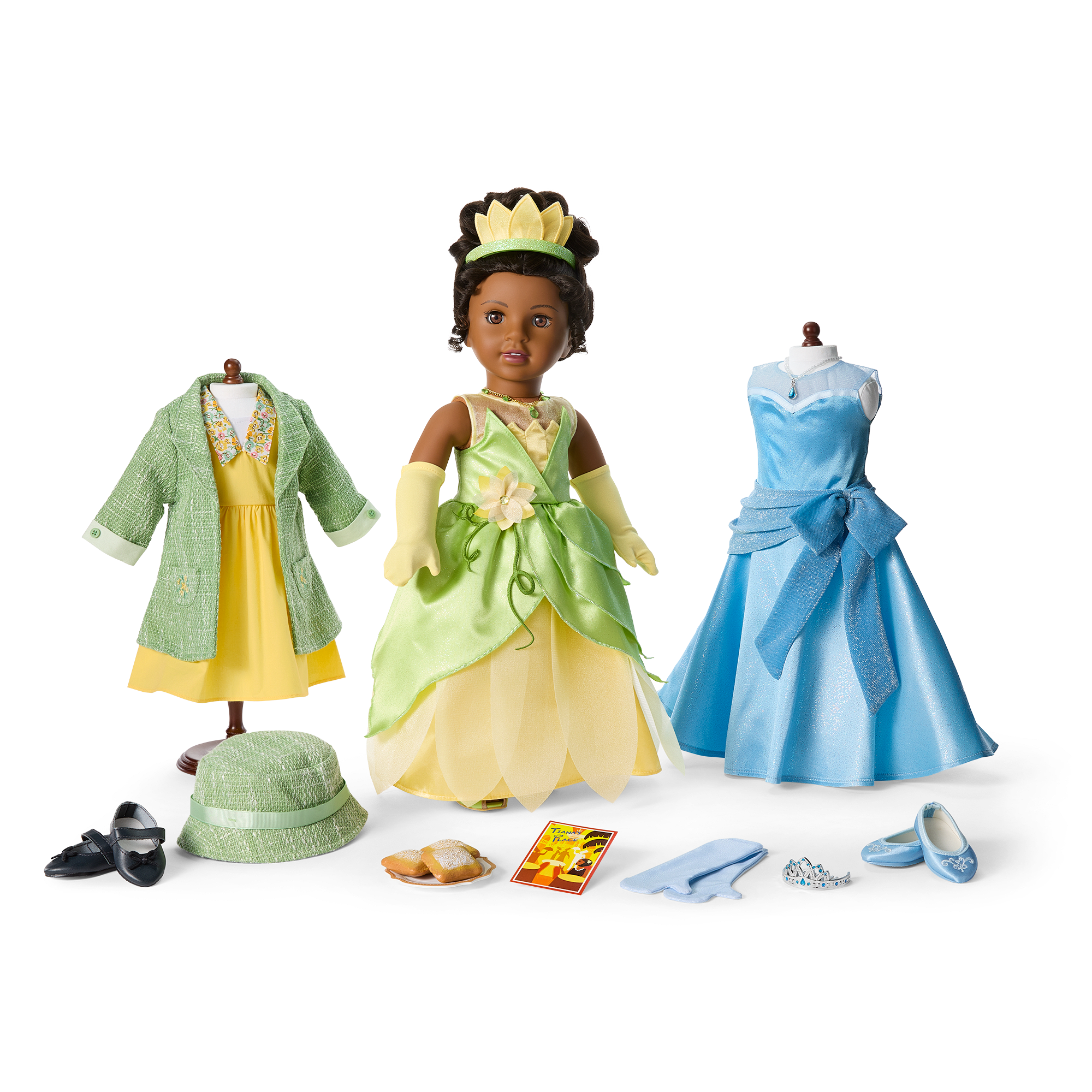 Disney Princess Tiana 18-inch Doll with Story Bundle | American Girl