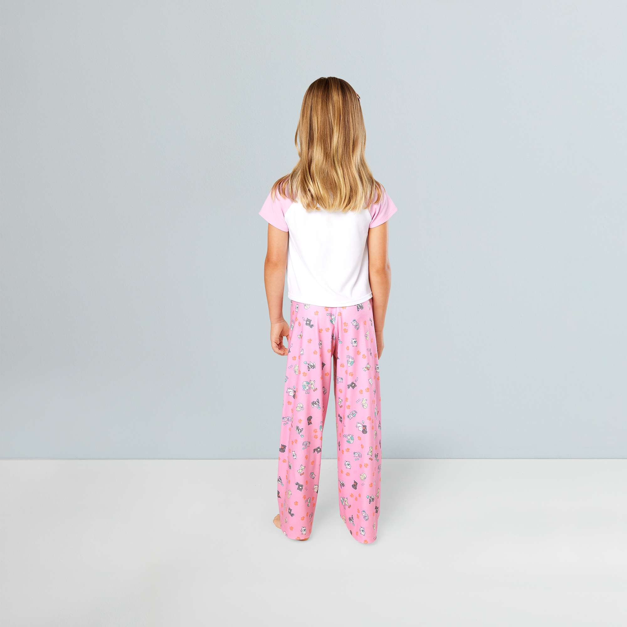 Matching Girls & Doll Pajama Set with Plush Slippers | Waking Up Is Ruff