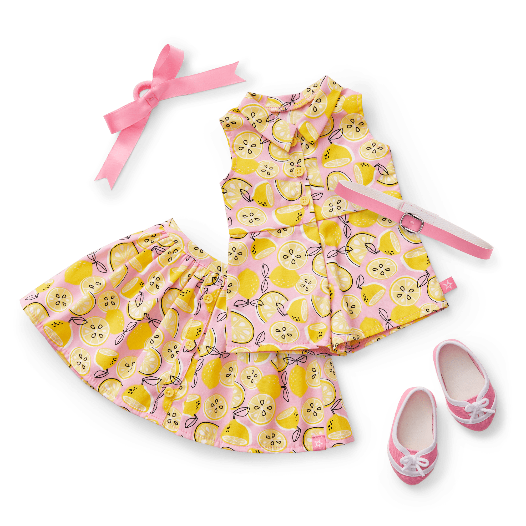 1950s Pink Lemonade Doll Outfit for 18-inch Dolls | Maryellen’s™