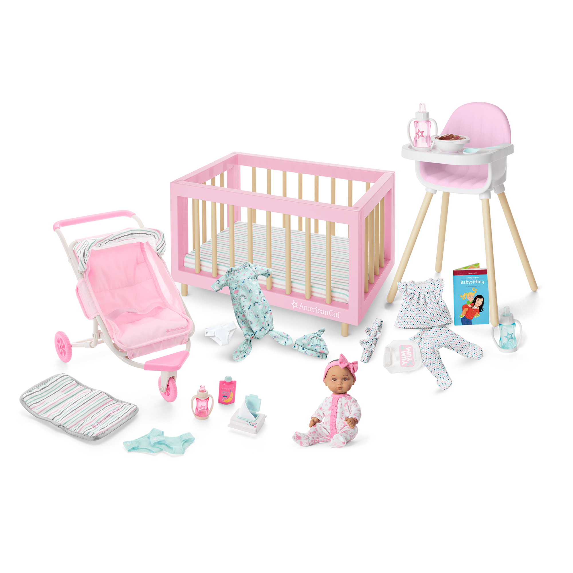 Little Bitty Baby Doll Ultimate Bundle with Crib, Stroller & Outfits | American Girl