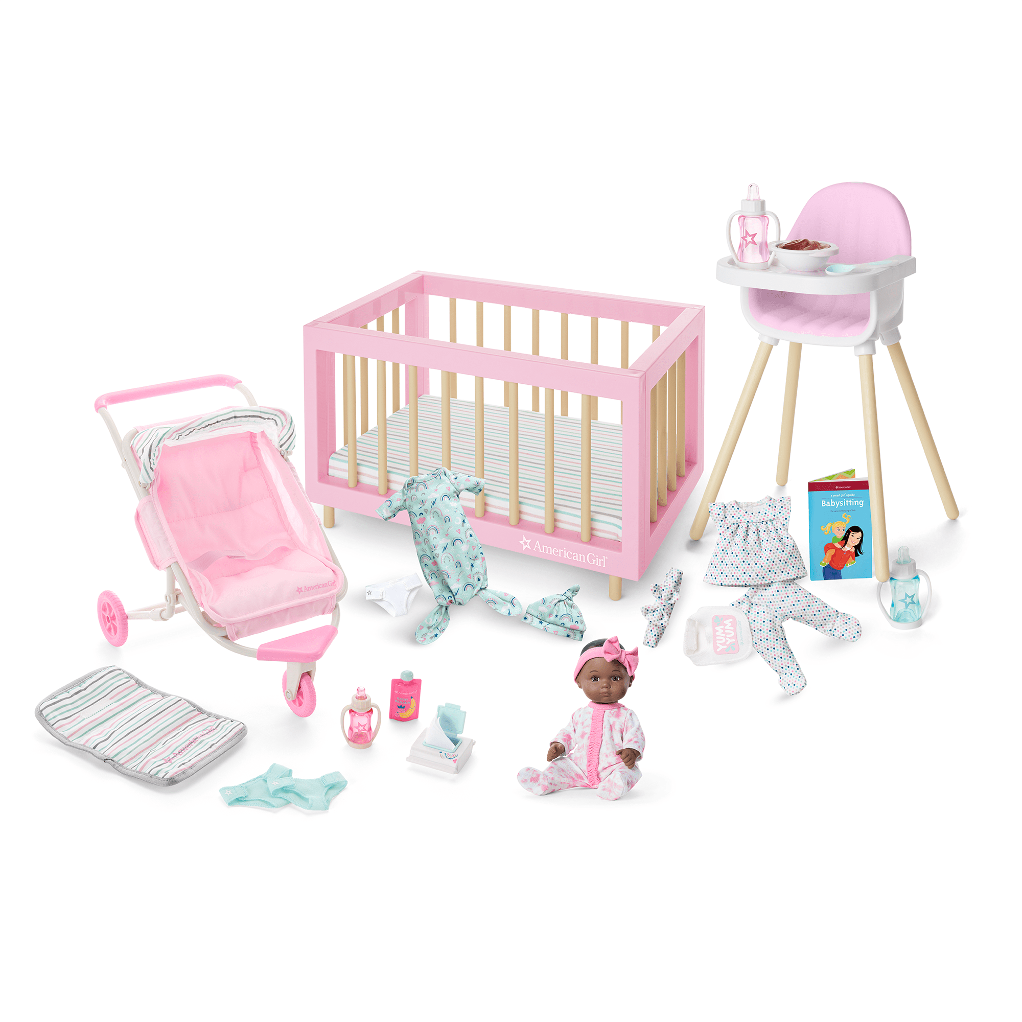 Little Bitty Baby Doll Ultimate Bundle with Crib, Stroller & Outfits | American Girl