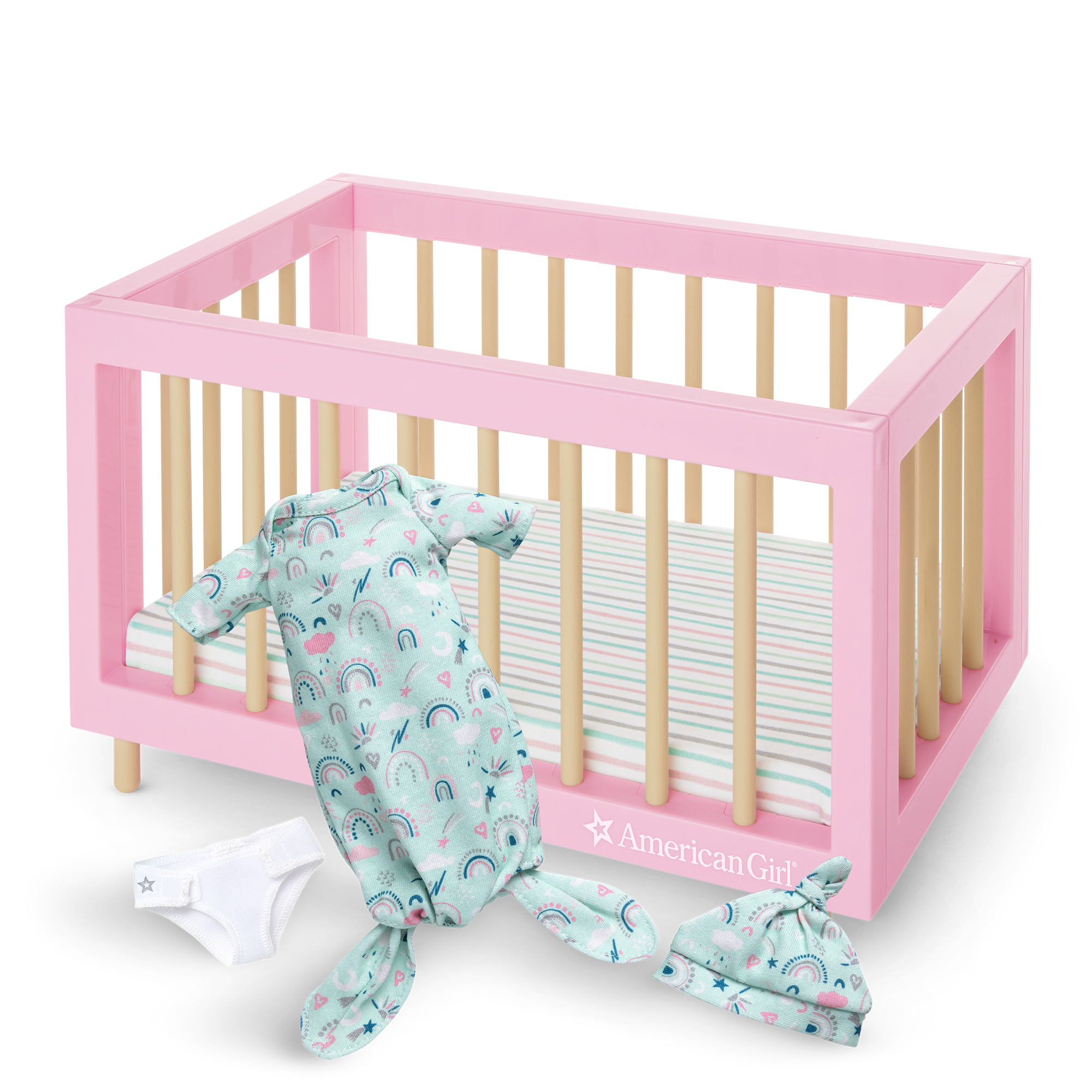 Little Bitty Baby Doll Ultimate Bundle with Crib, Stroller & Outfits | American Girl