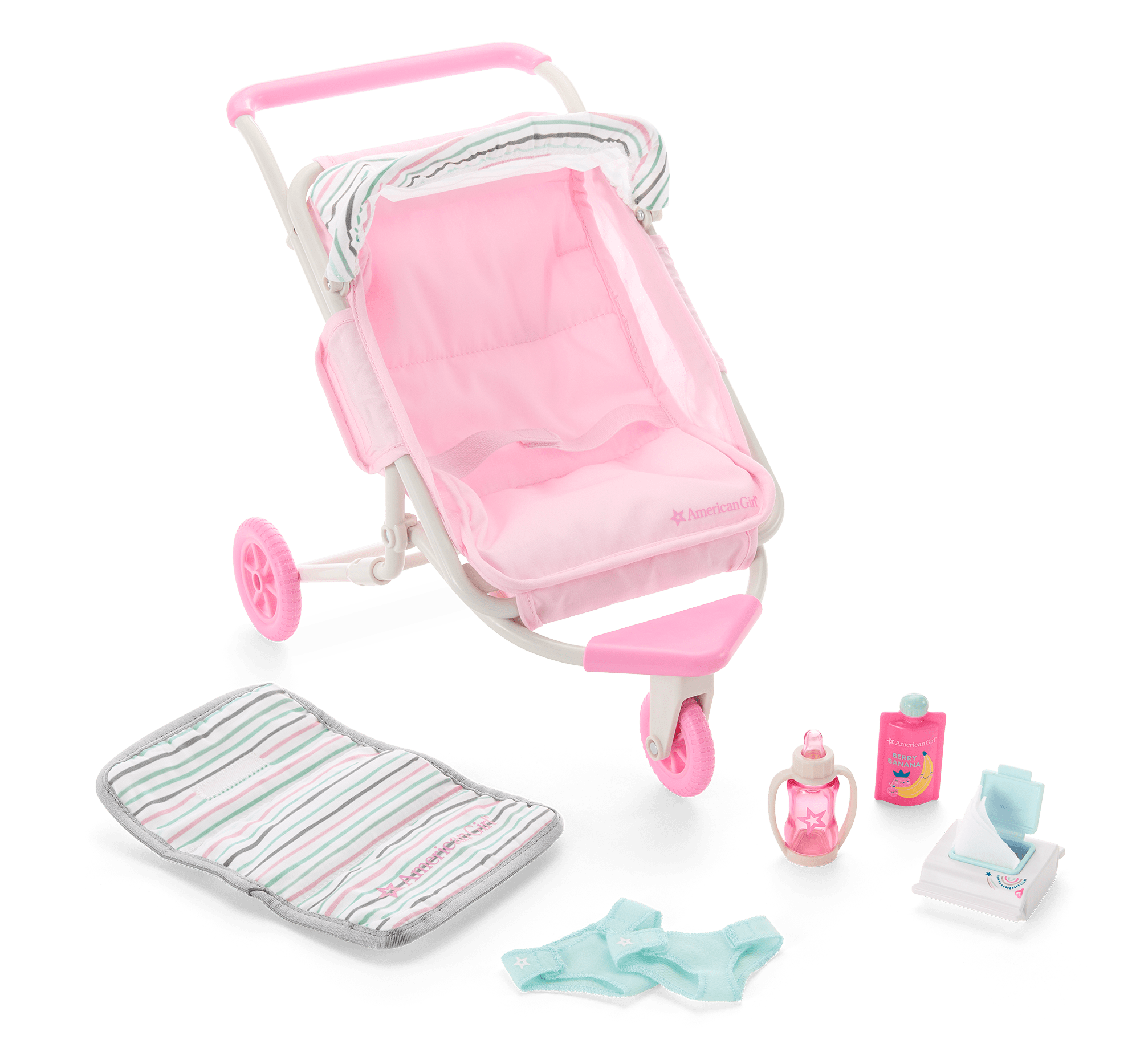 Little Bitty Baby Doll Ultimate Bundle with Crib, Stroller & Outfits | American Girl