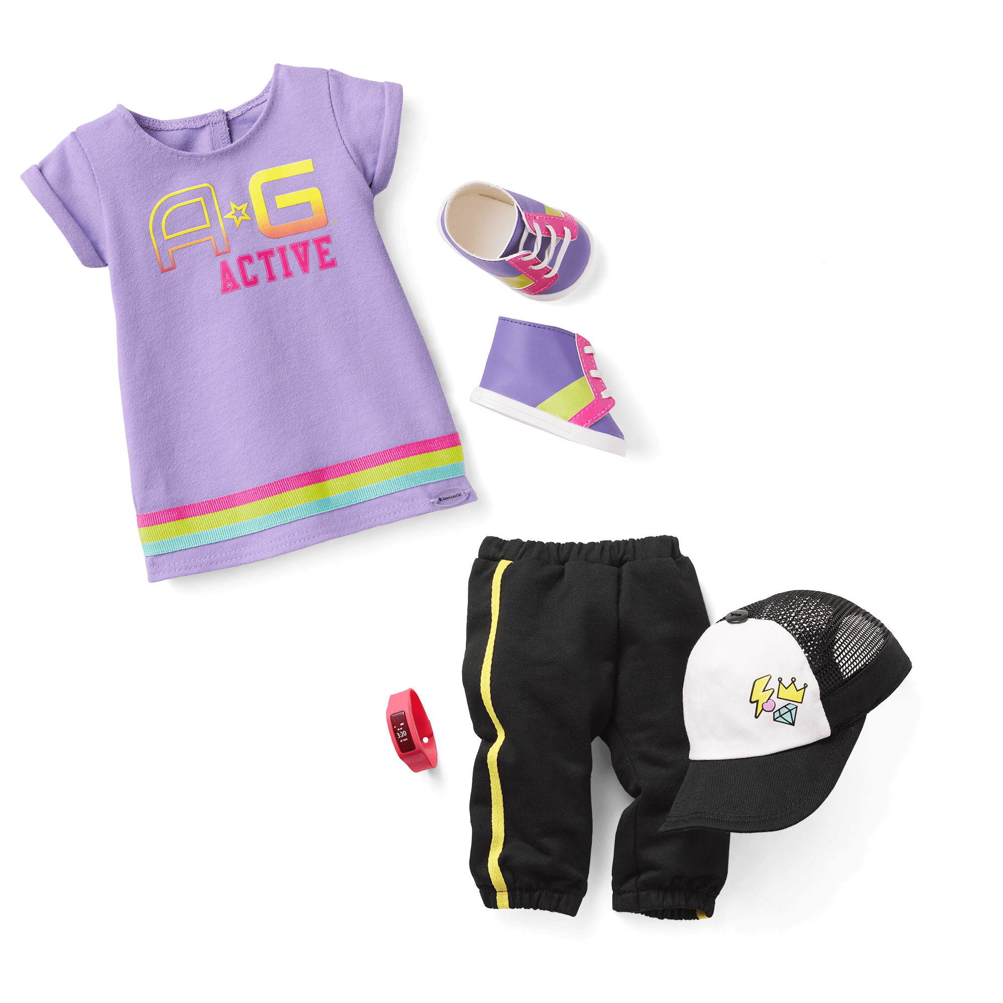 Sporty Outfit & Accessories for 18-inch Dolls | AG Active