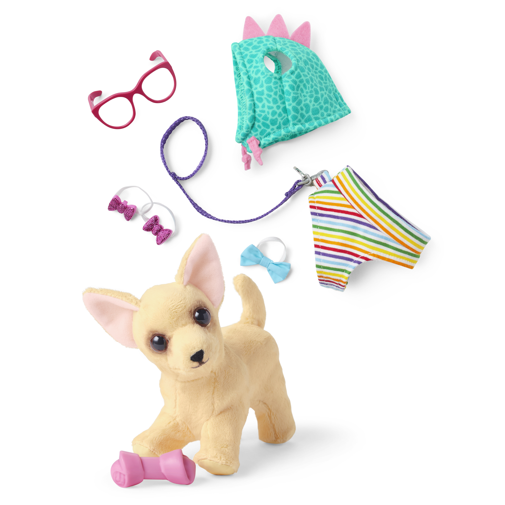 Poseable Chihuahua Dog for 18-inch Dolls | Barker Posey™