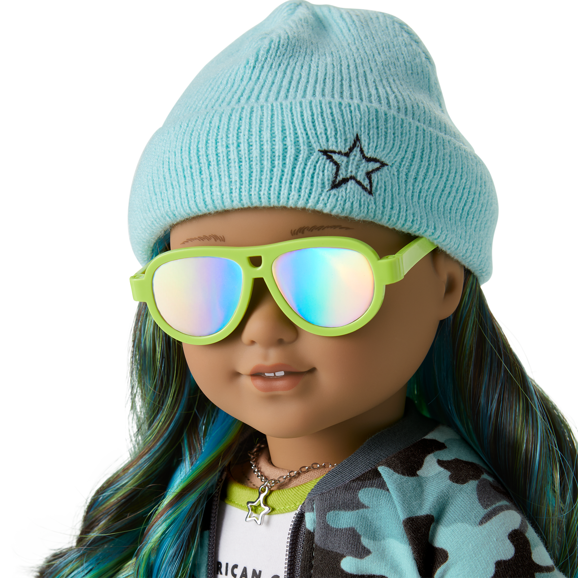 American Girl Truly Me Doll #89 in Camo with Stylish Accessories | 18" Fashion Doll