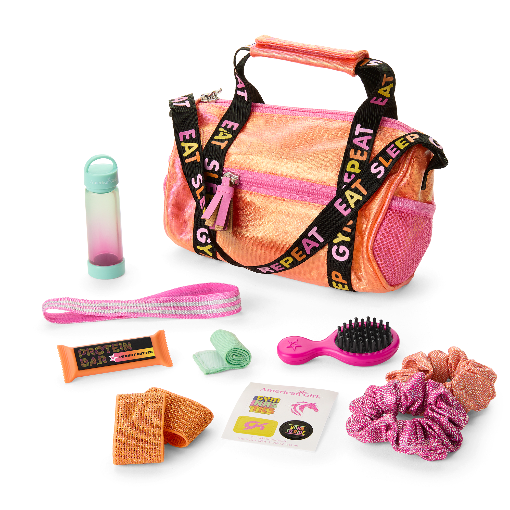 Gym Bag for 18-inch Dolls with Accessories | Lila's™ Doll Gear