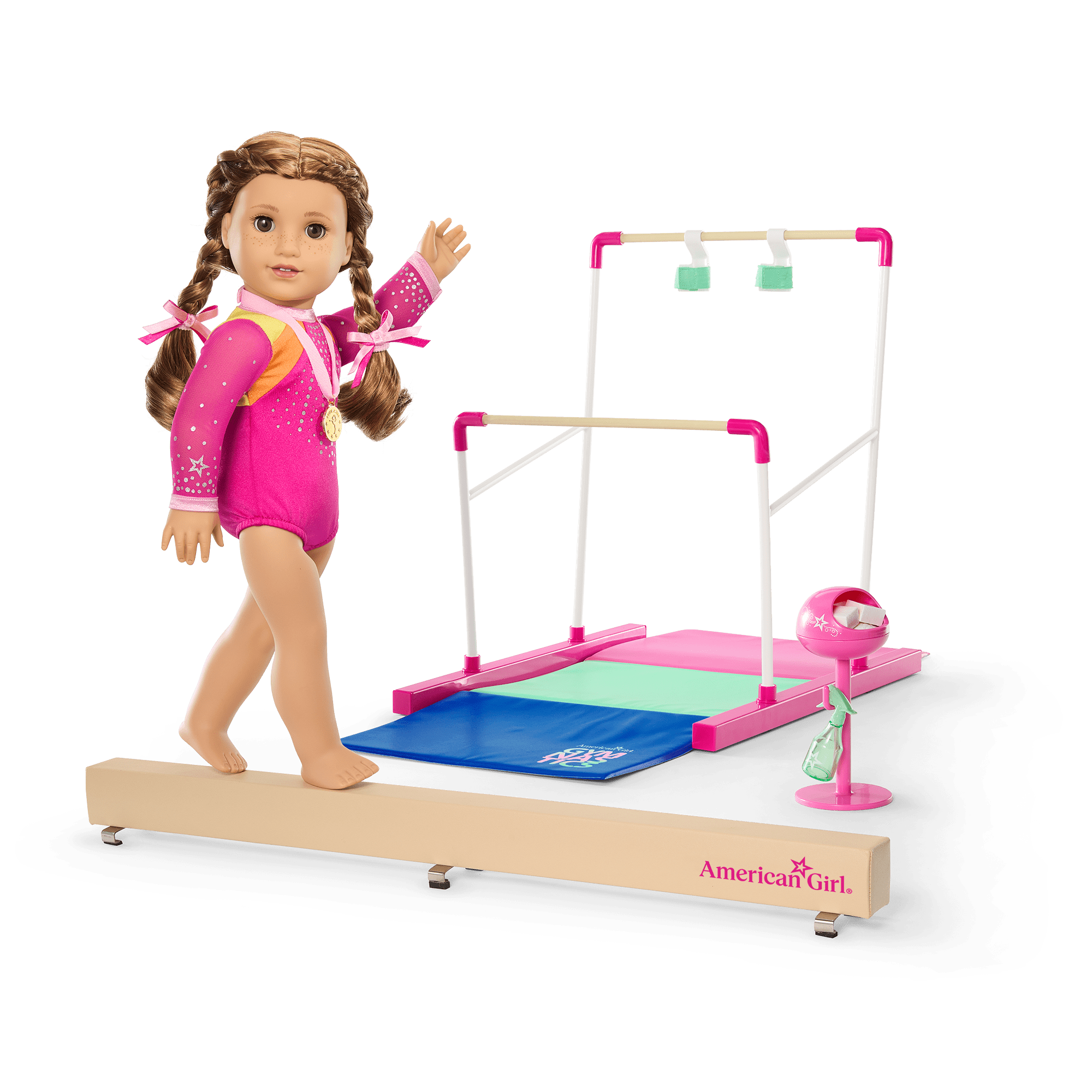 Gymnastics Equipment Set for 18-inch Dolls | Lila's™