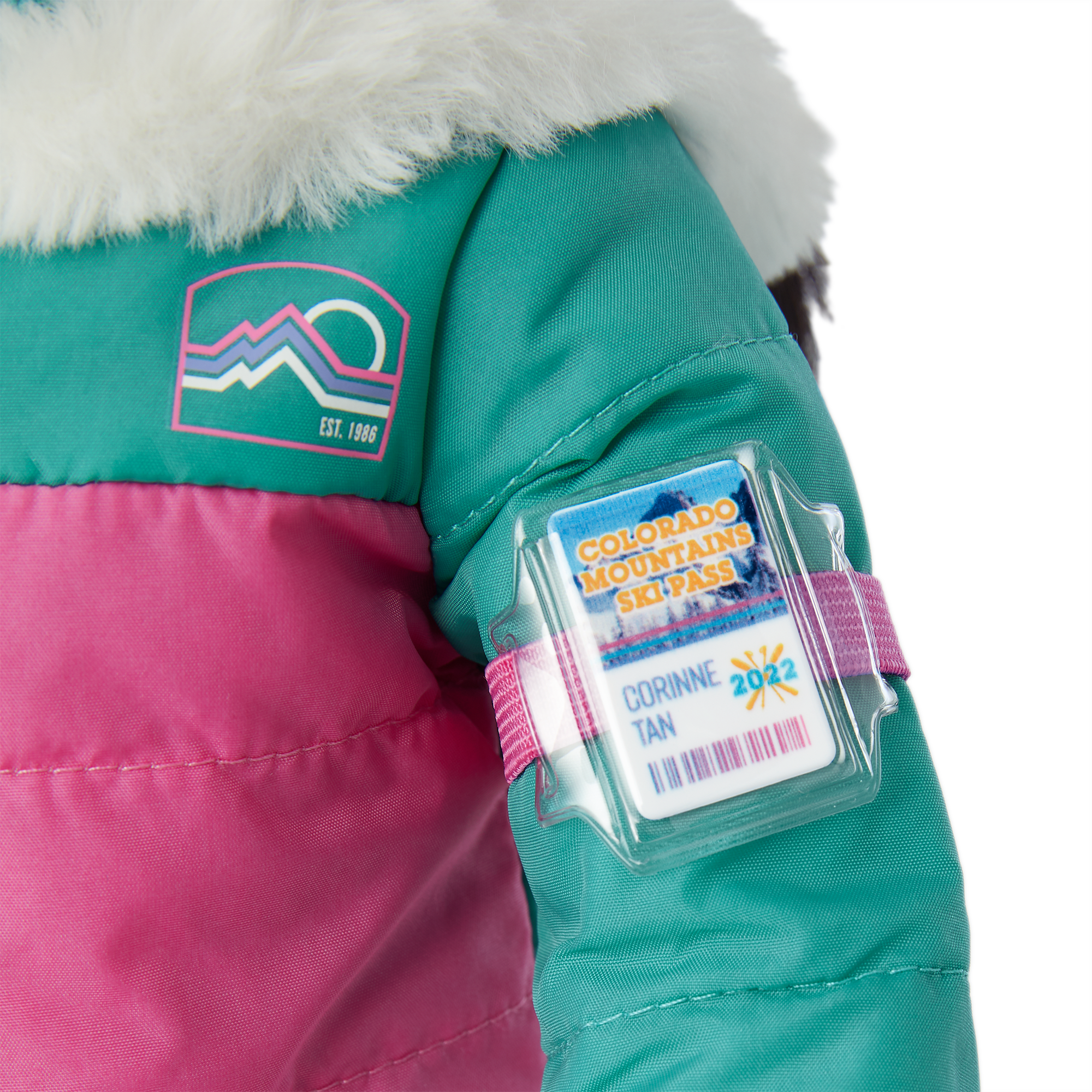 Doll Ski Accessories Set with Helmet, Goggles & Poles | Corinne's