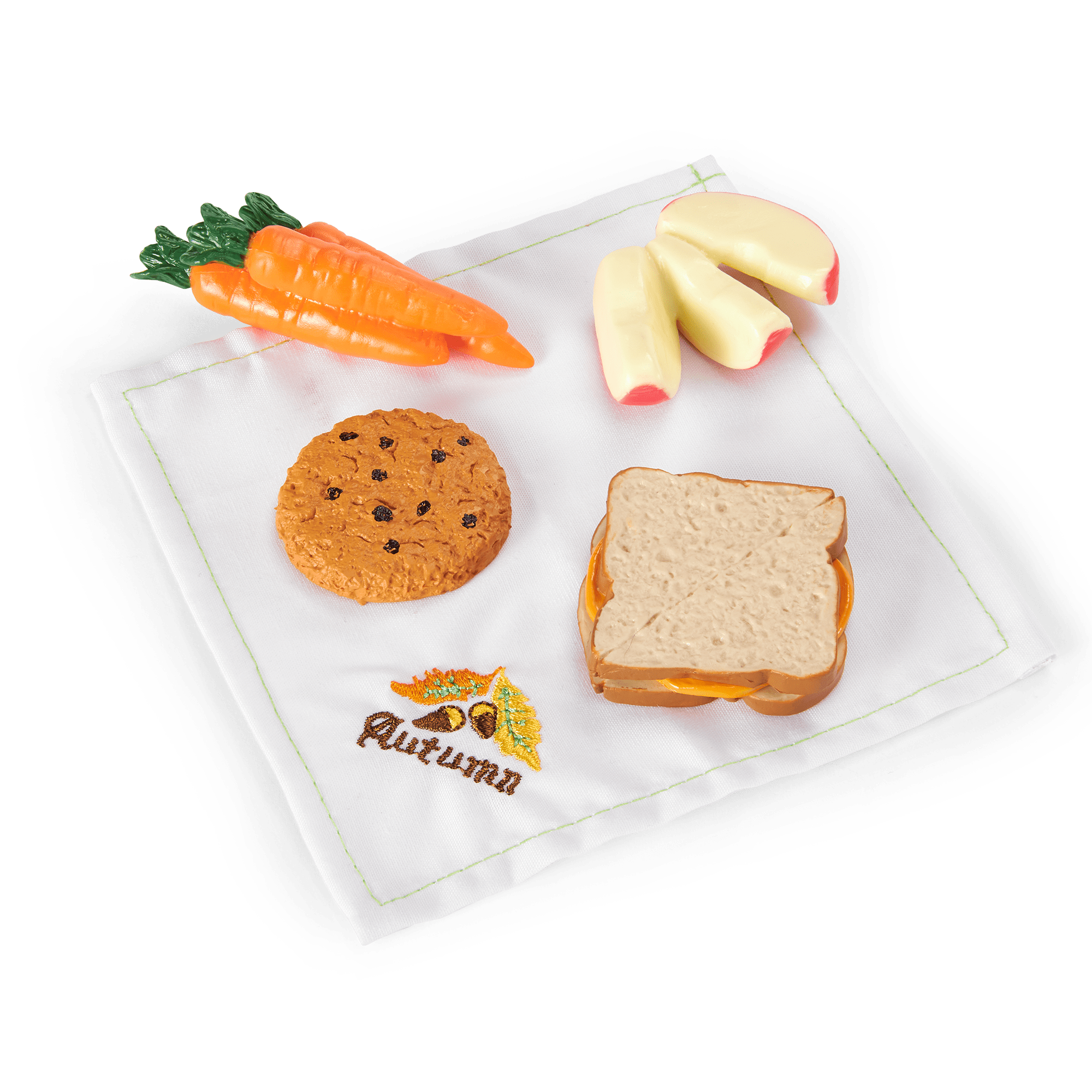 18-inch Doll School Lunch Kit with Tin Lunch Box & Food | Historical Characters