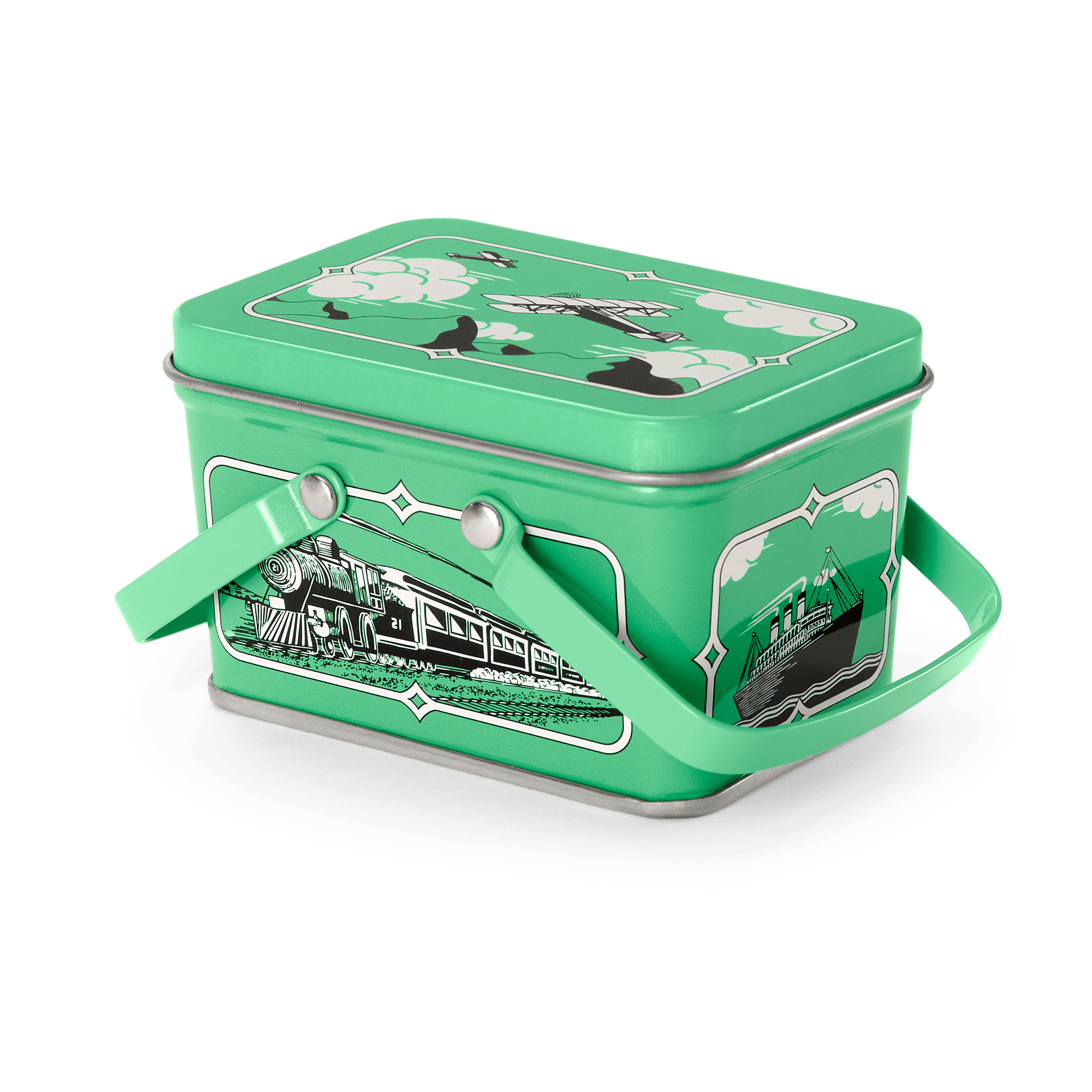 18-inch Doll School Lunch Kit with Tin Lunch Box & Food | Historical Characters