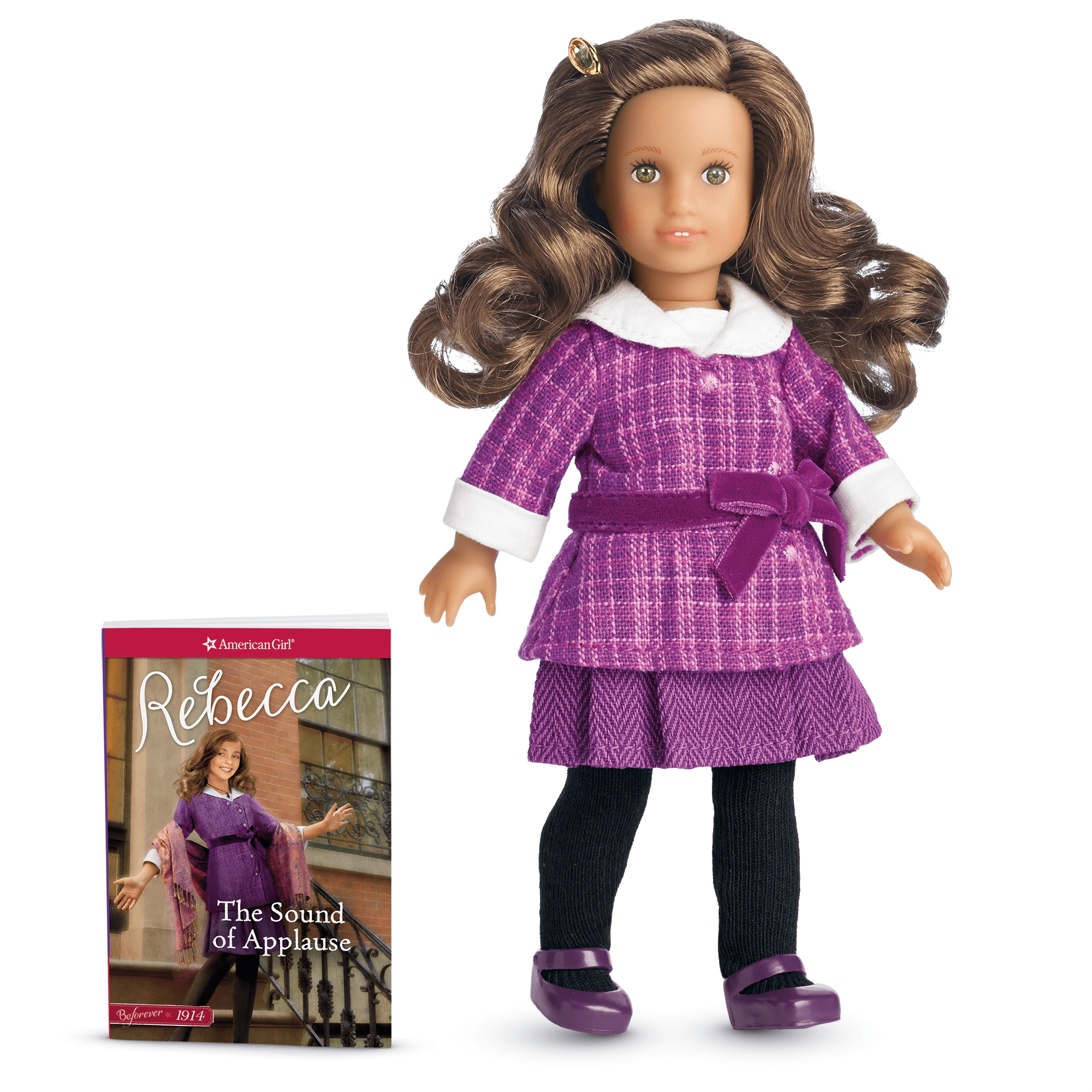 Rebecca Rubin Mini Doll with Book | Historical Character Toy