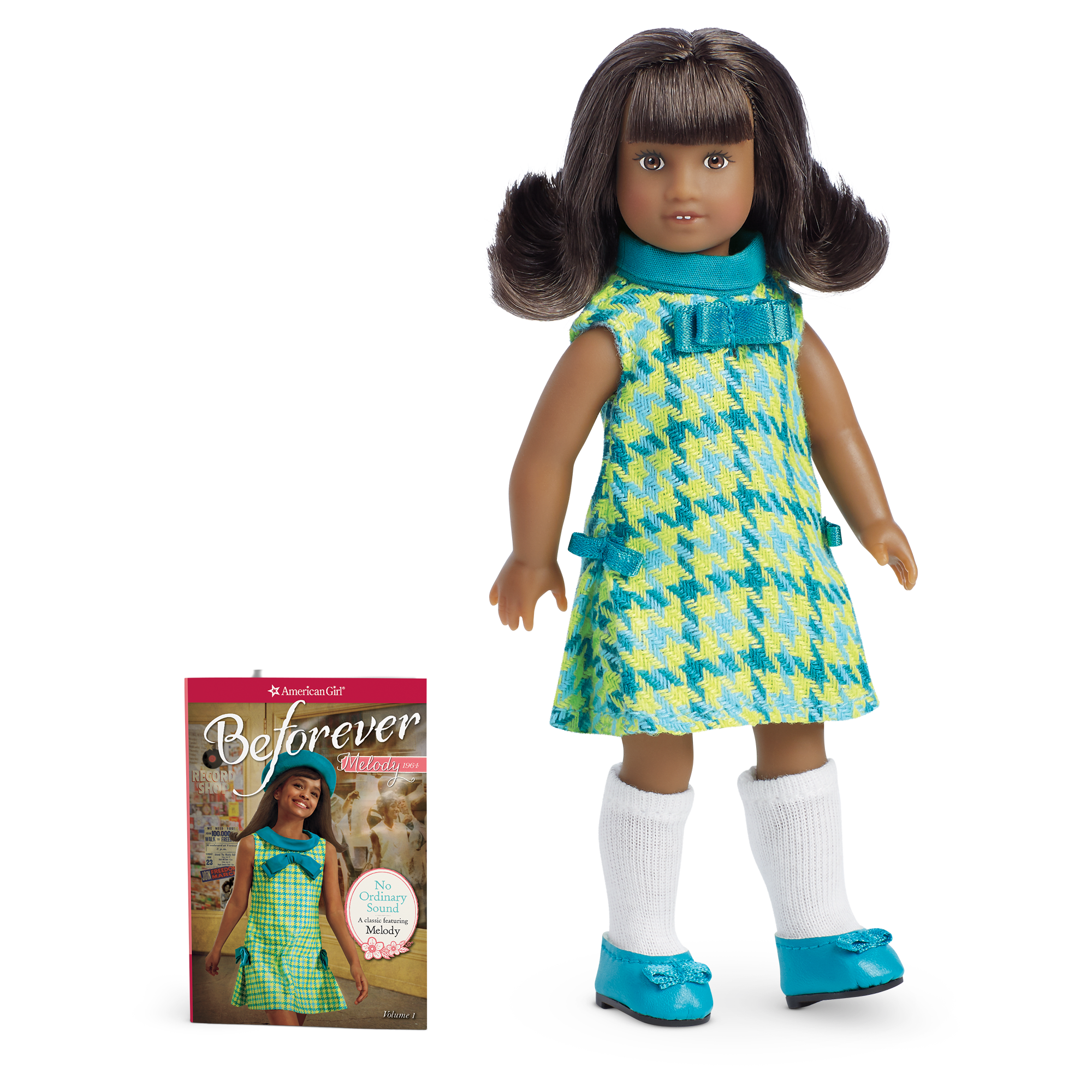 Melody Ellison Mini Doll with Book | 1960s Historical Character