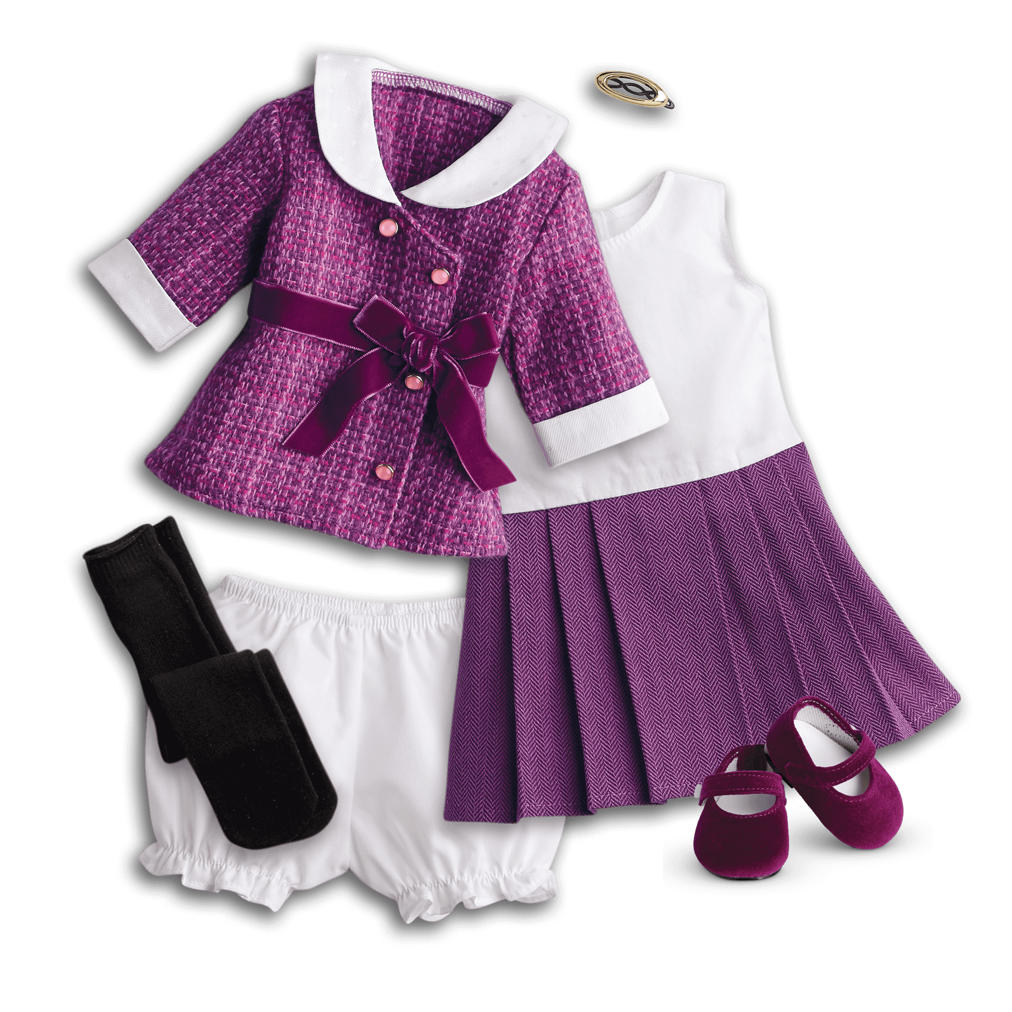 18-inch Rebecca Rubin Historical Doll with Book & 1914 Outfit