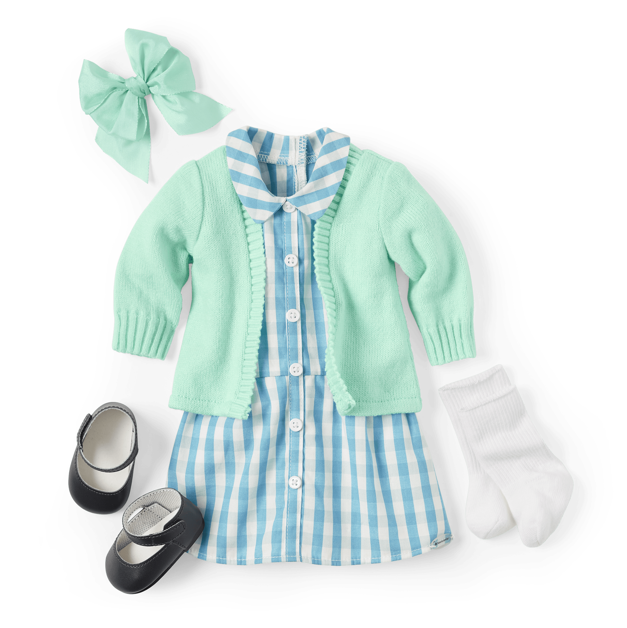 Claudie's 18-inch Doll Gift Set with Jazz Outfit & Pajamas | Historical Characters