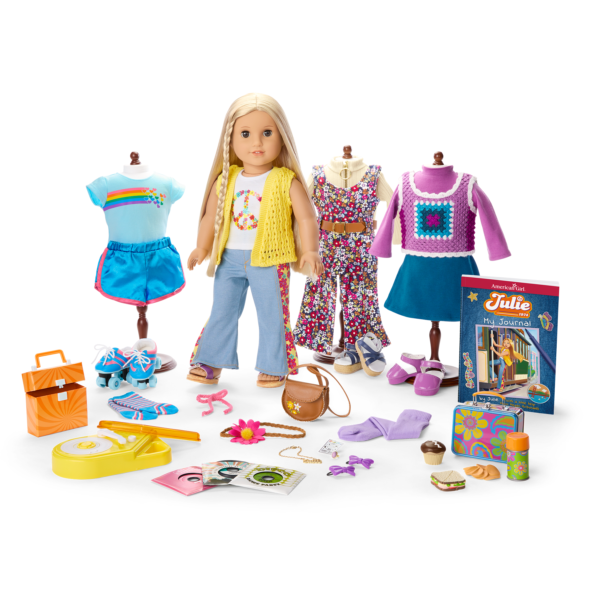 1970s Julie Albright Doll Gift Set with Outfits & Accessories | Sunny ’70s