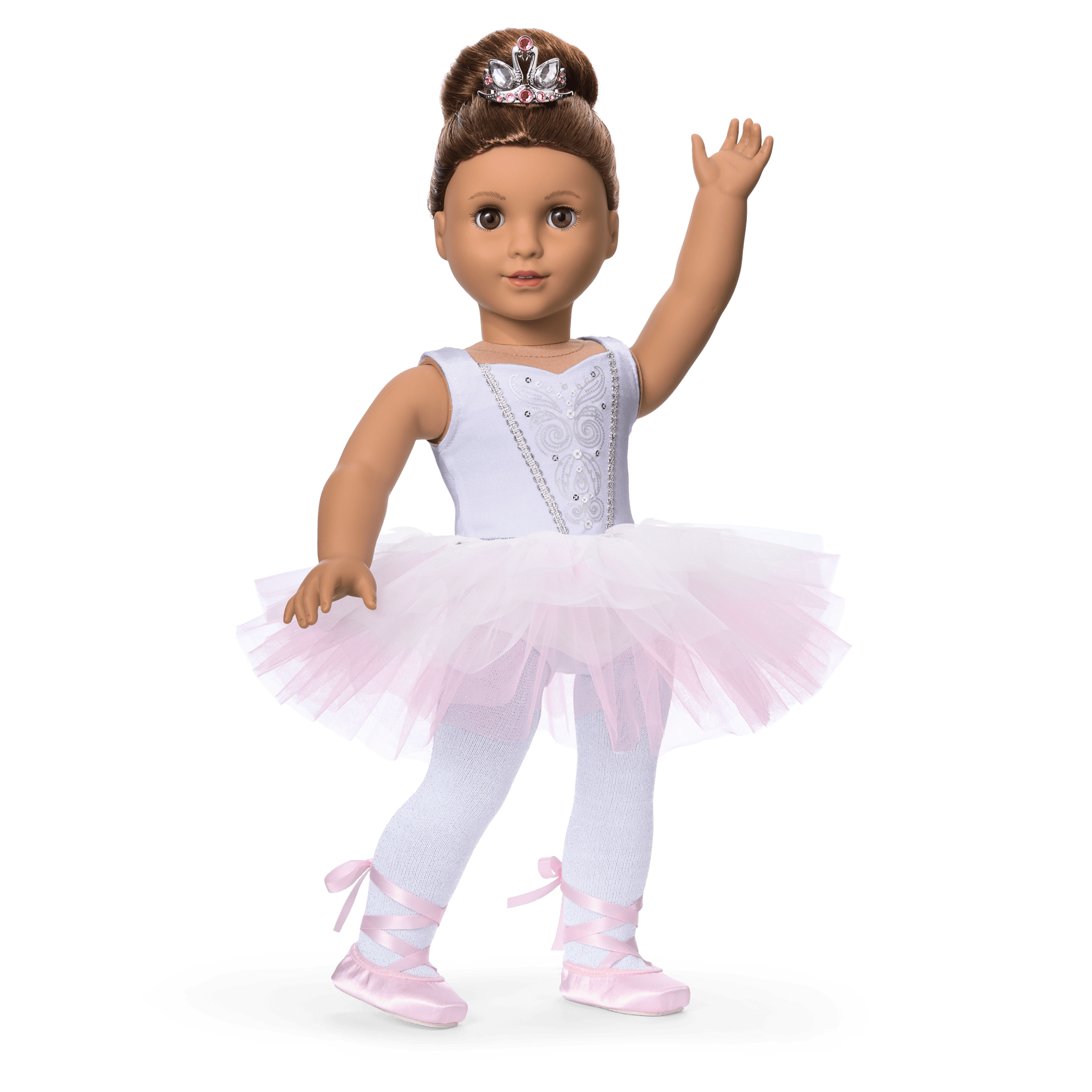 18-inch Doll Ballet Recital Costume with Tutu & Tiara | My First Ballet
