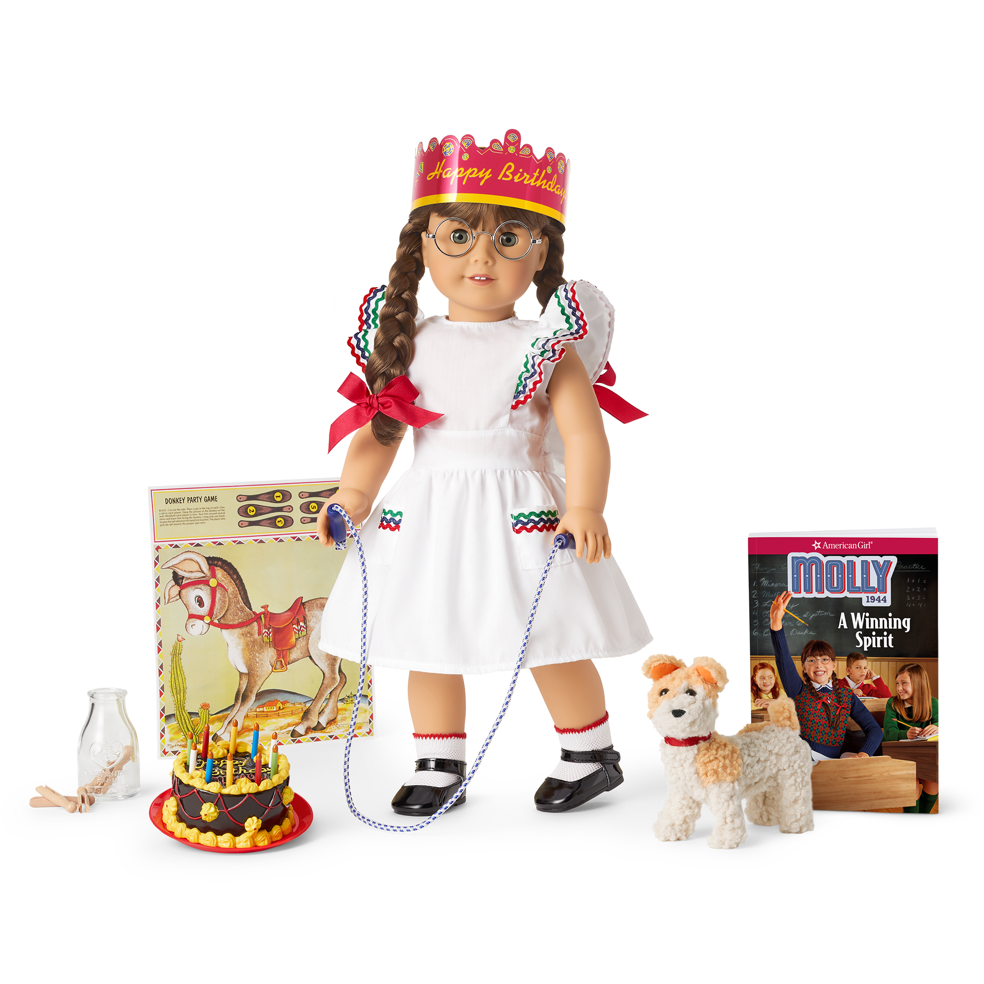 Molly's 1940s Birthday Bundle for 18-Inch Dolls | Historical Character Set