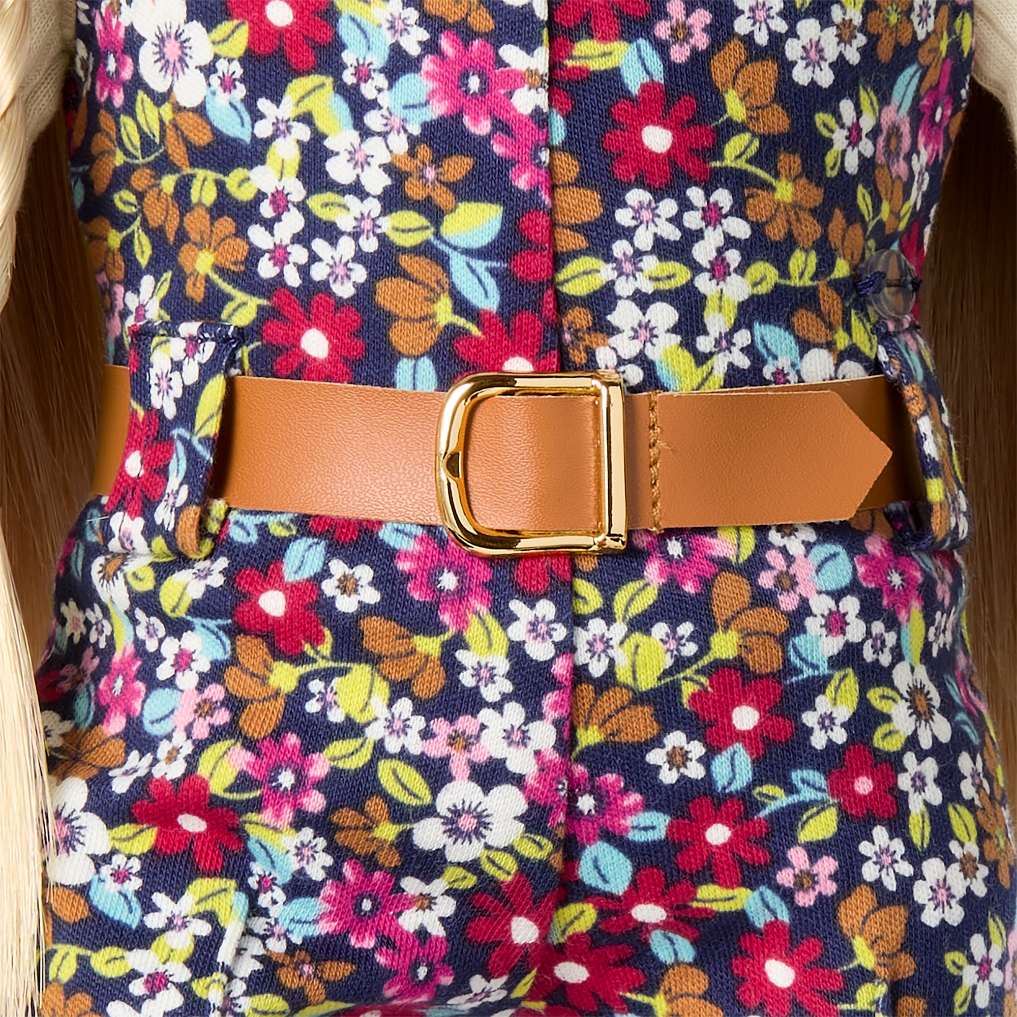 1970s Doll Music Bundle with Record Player & Floral Jumpsuit | Julie’s™