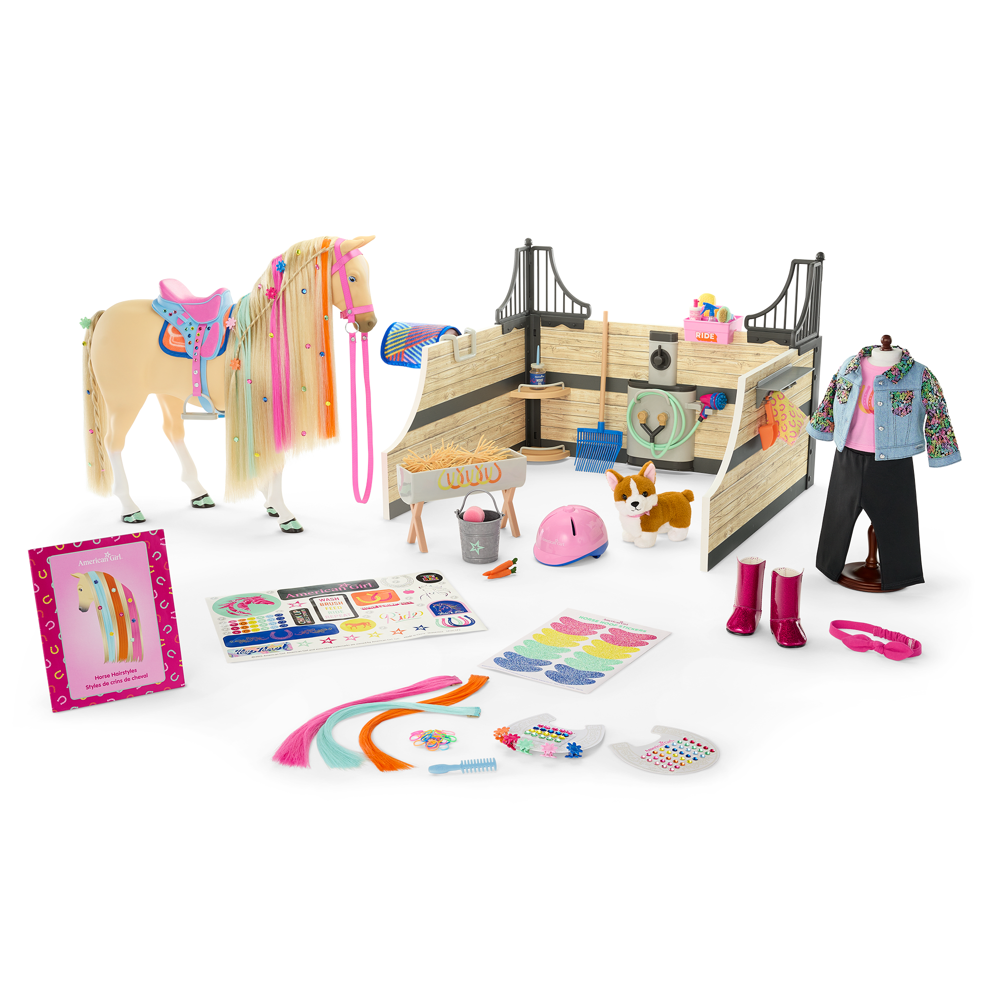 Lila’s Horse Camp Playset with Palomino Mare & Stable | Girl of the Year 2024