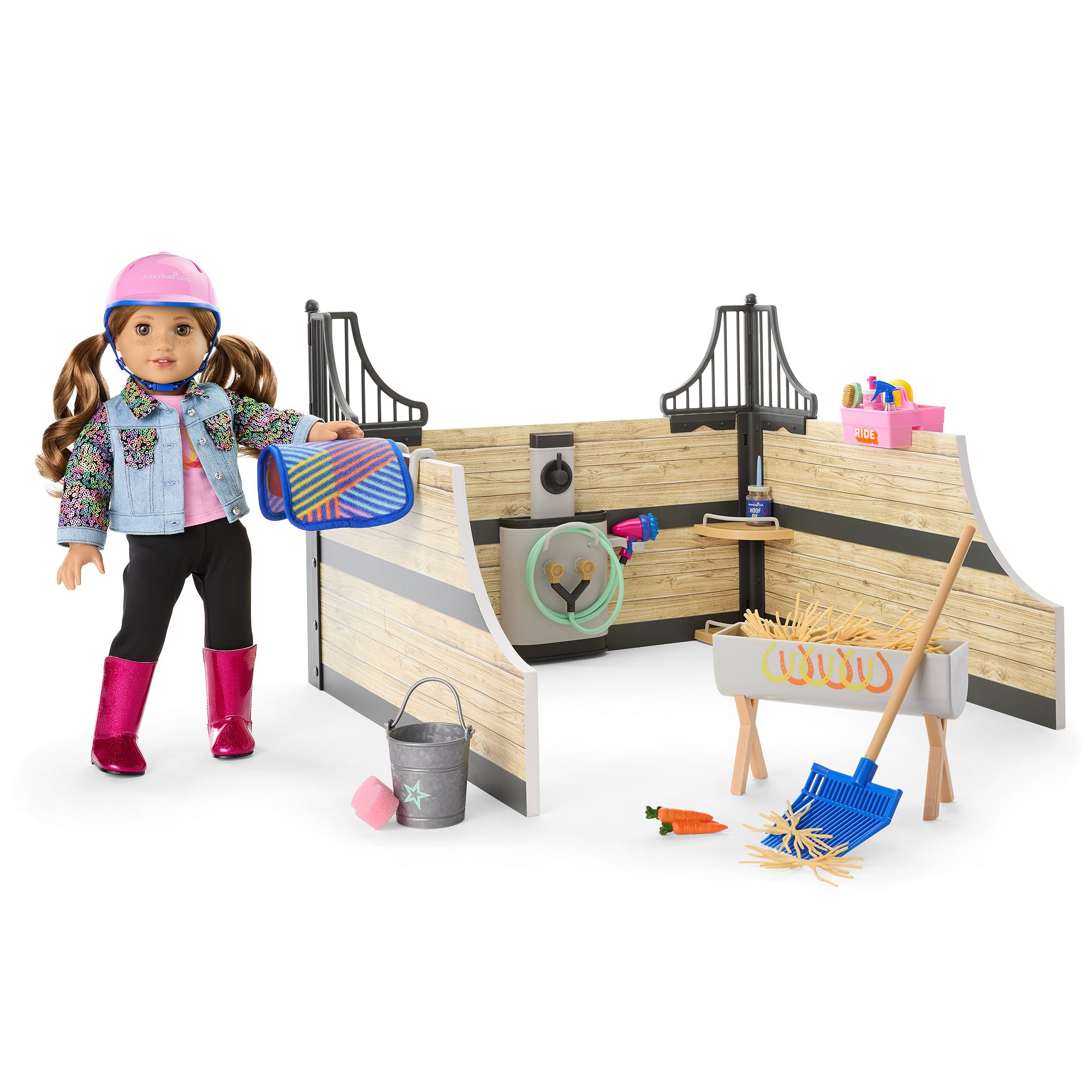 Lila’s Horse Camp Playset with Palomino Mare & Stable | Girl of the Year 2024