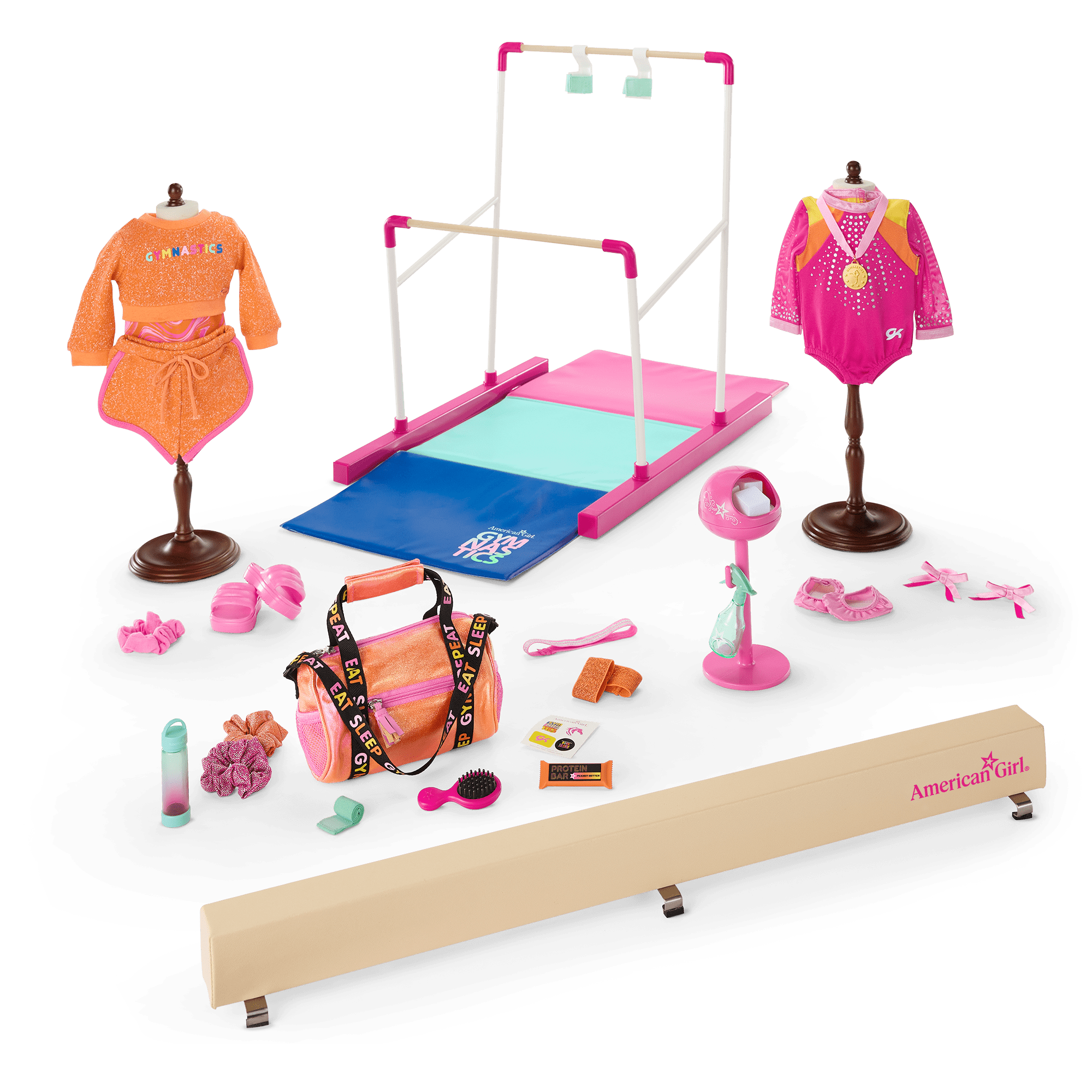 Gymnastics Bundle for 18-inch Dolls | Lila’s Perfect 10