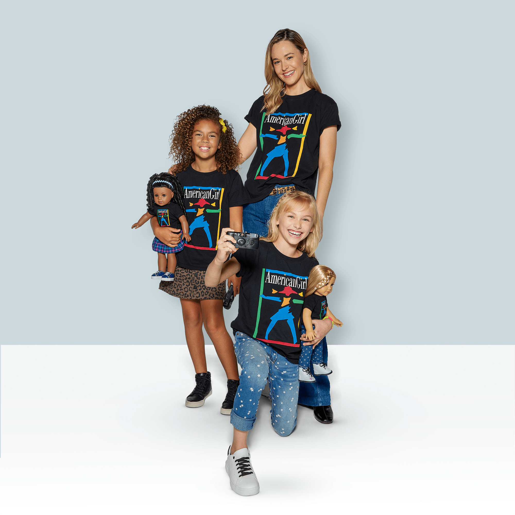 American Girl Today™ Matching Tees for Girls & Dolls | 90s Style