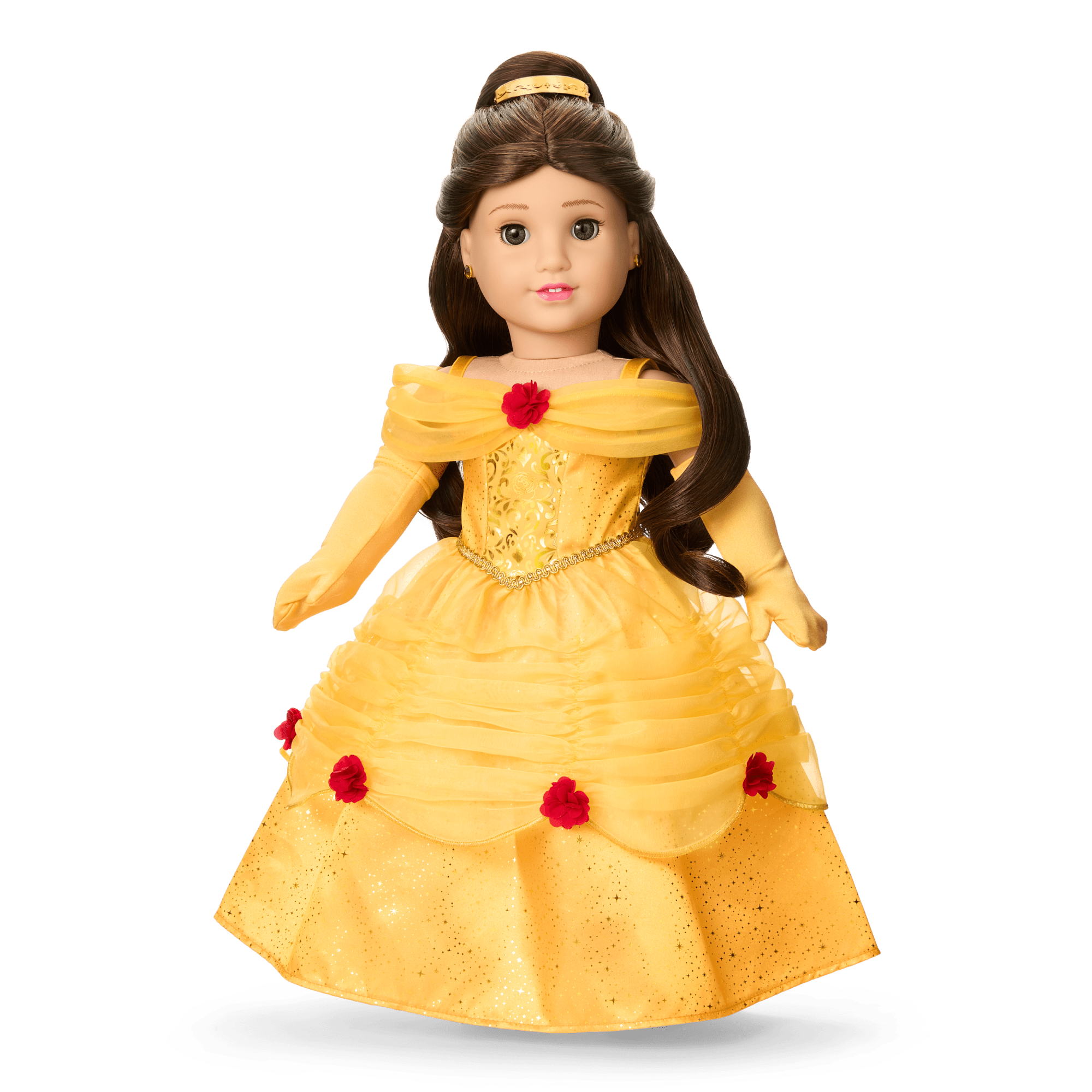 Disney Princess Belle 18-inch Doll with Village Dress & Accessories | American Girl