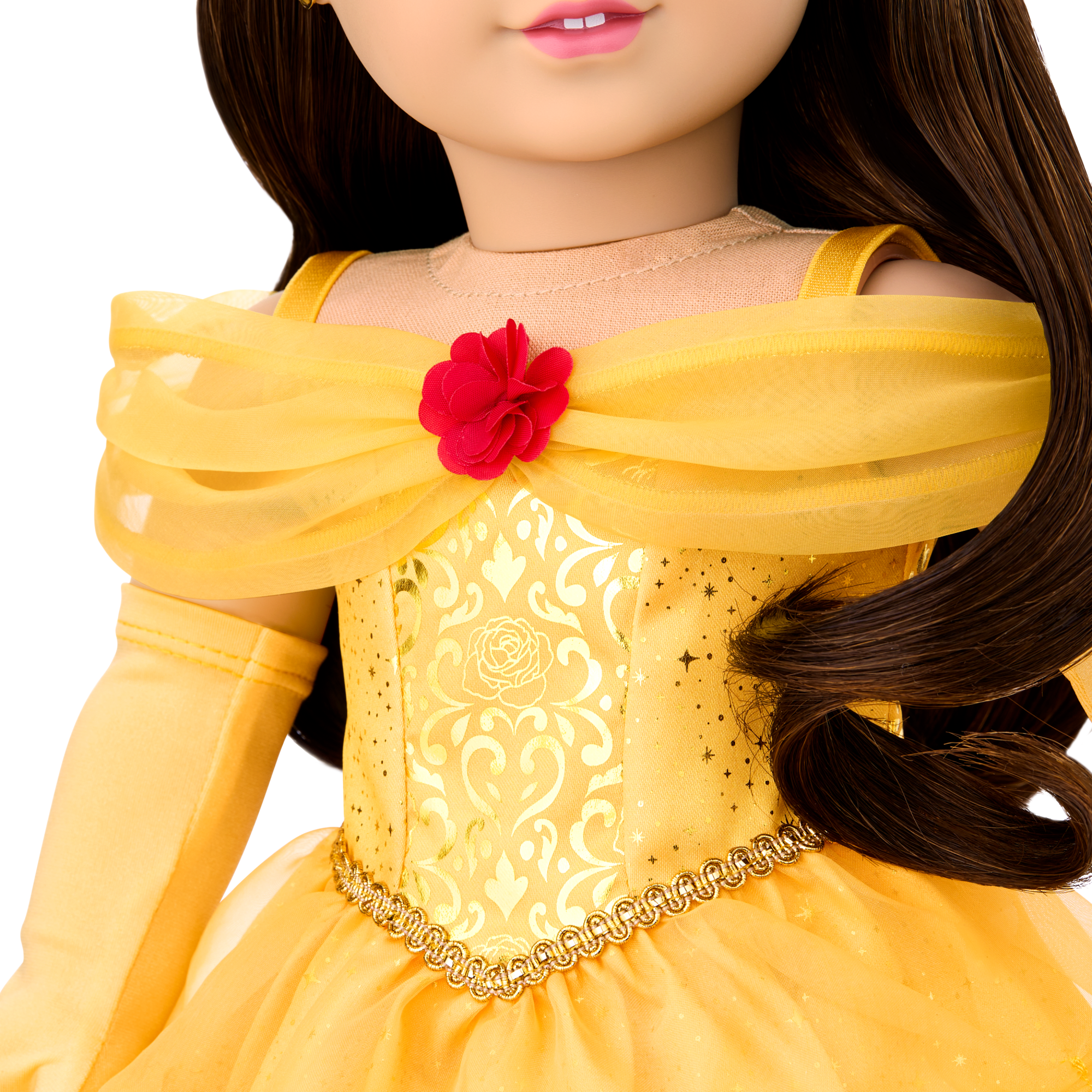 Disney Princess Belle 18-inch Doll with Village Dress & Accessories | American Girl