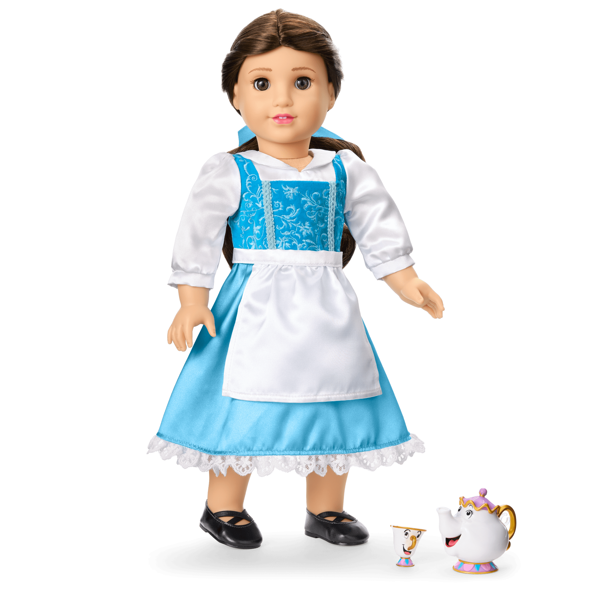 Disney Princess Belle 18-inch Doll with Village Dress & Accessories | American Girl