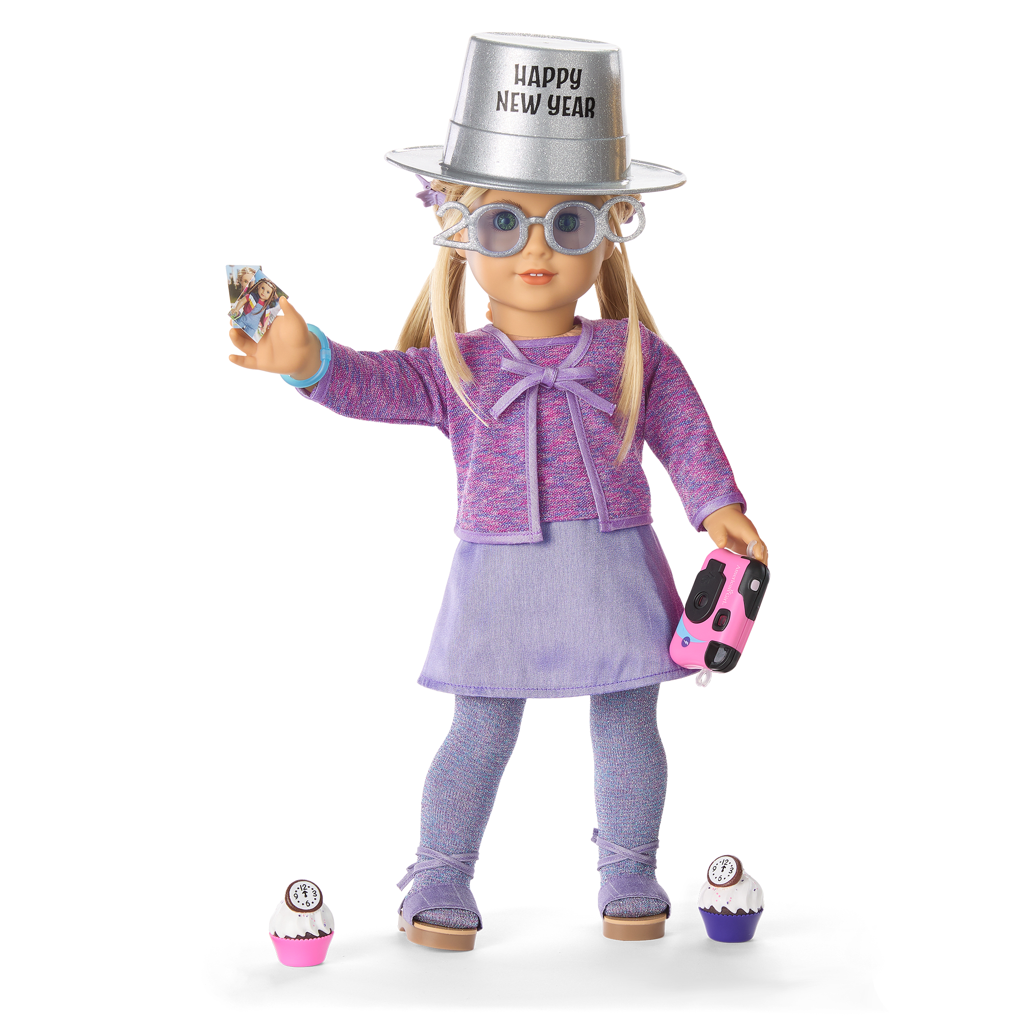 18-inch Doll New Year's Party Outfit & Accessories | Isabel's™
