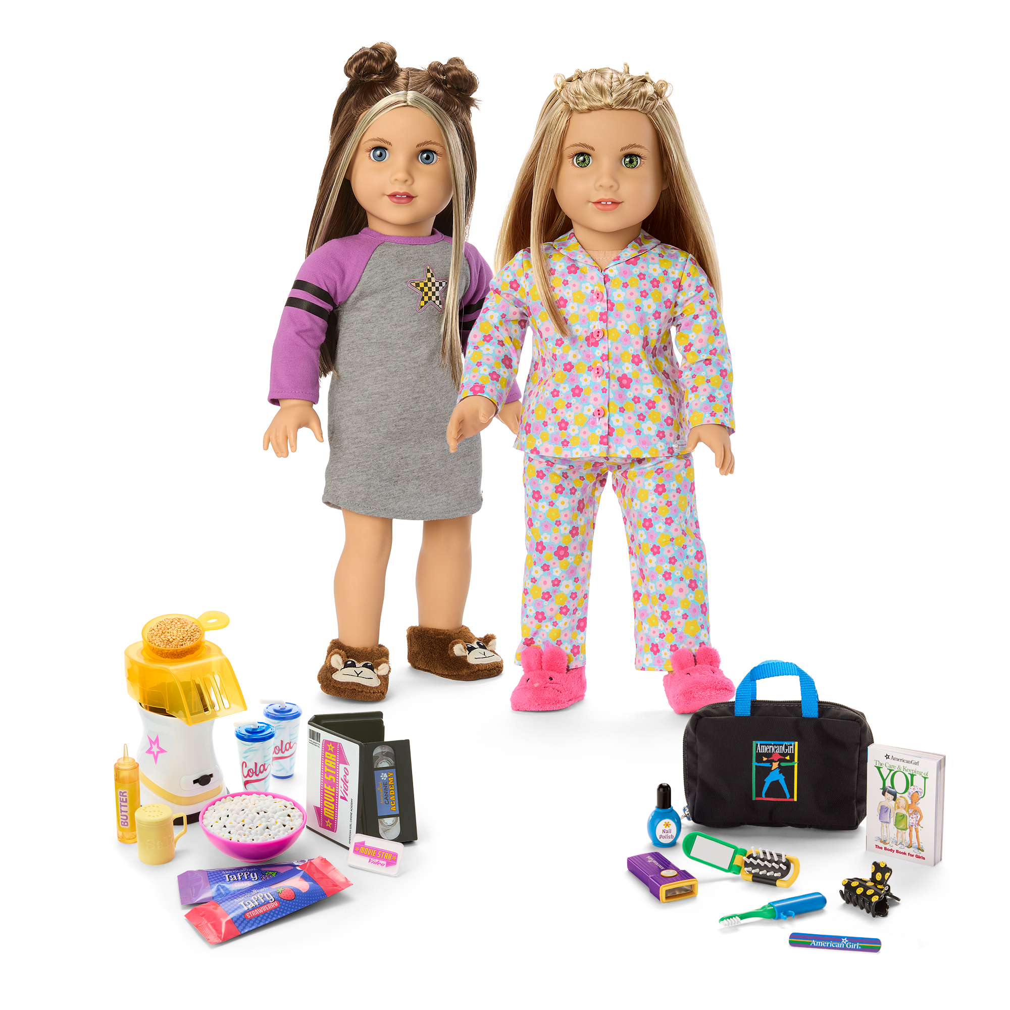 90s Slumber Party Bundle for 18-inch Dolls | Isabel & Nicki