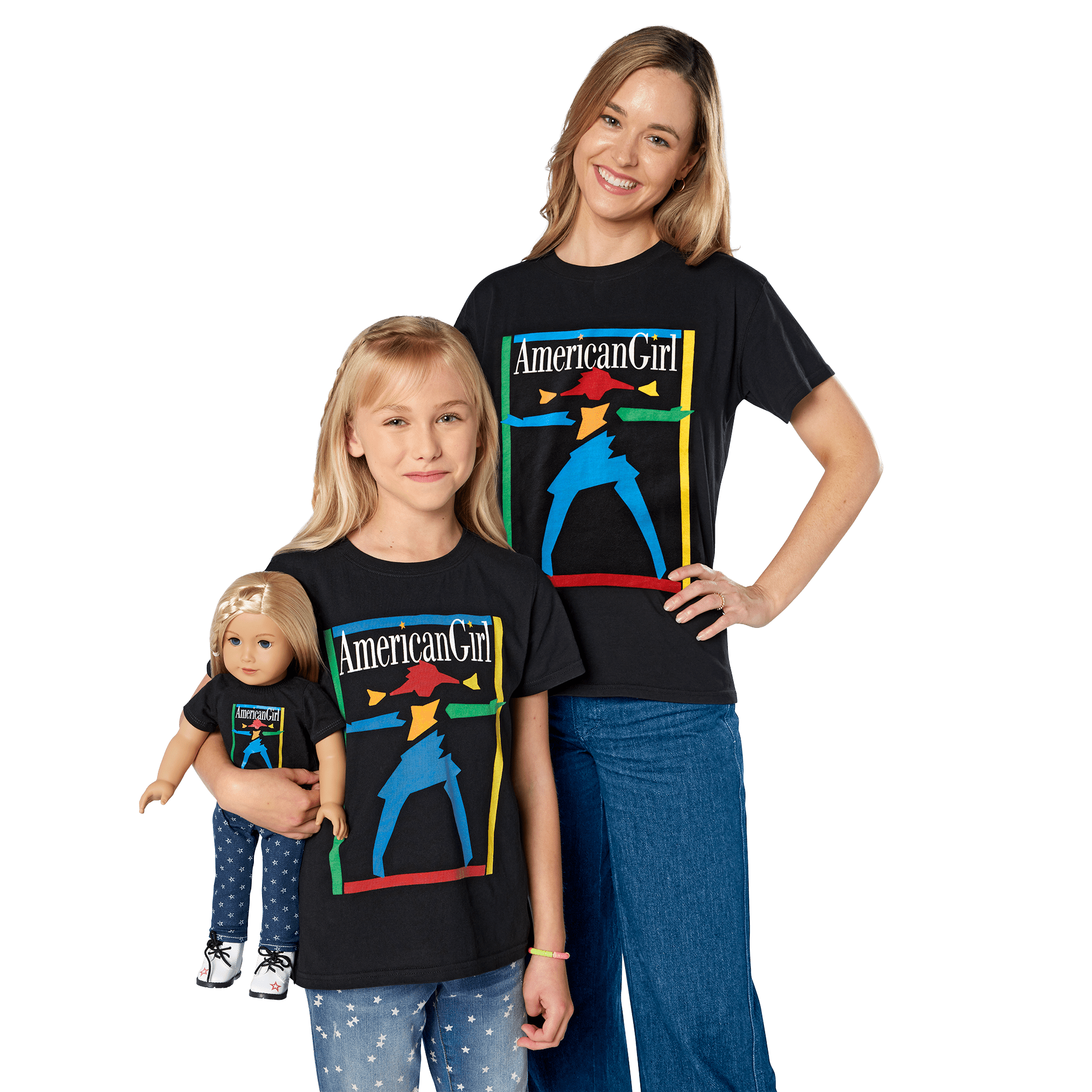 American Girl Today™ Matching Tees for Adults, Girls & Dolls | Vintage 90s Style