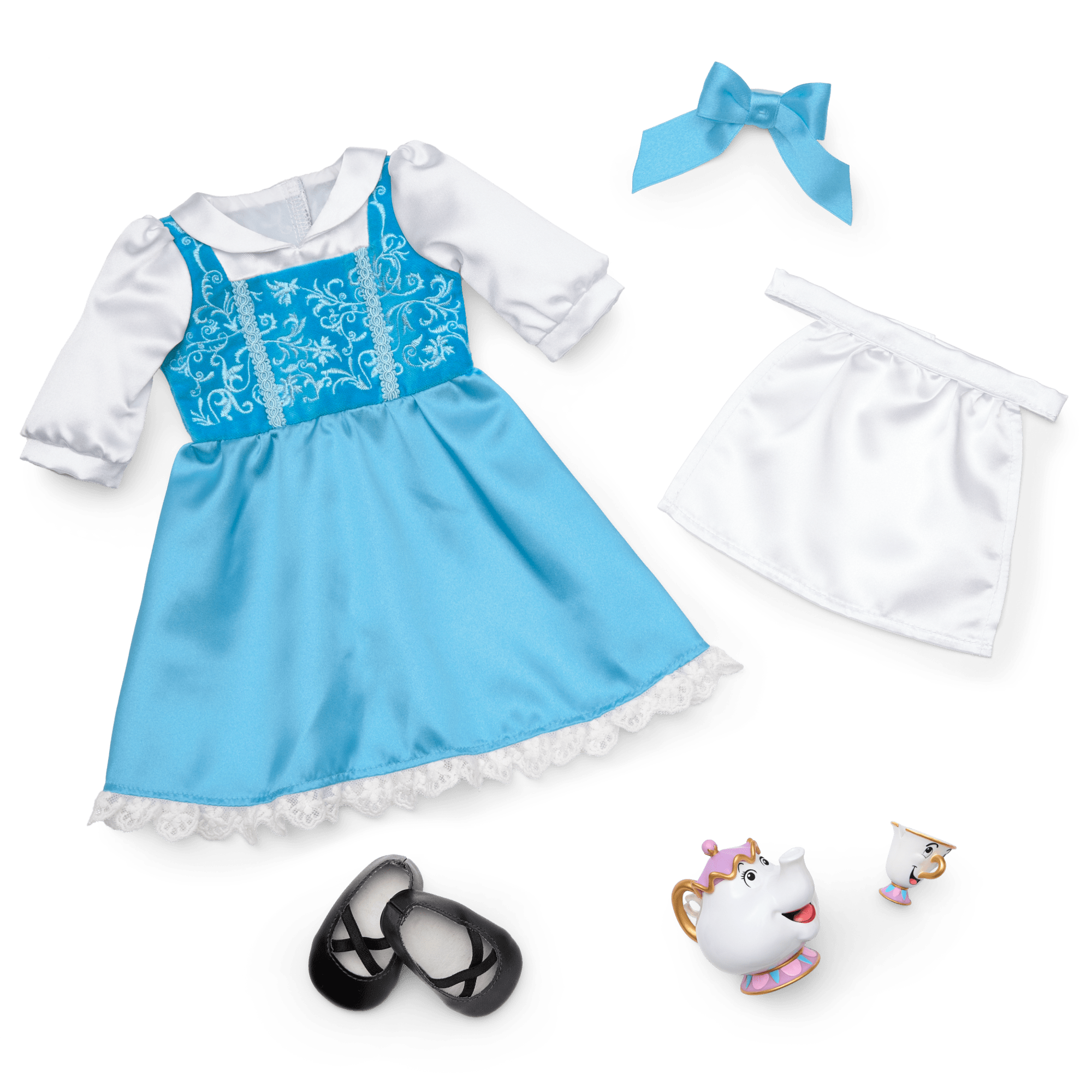 Belle Blue Dress & Accessories for 18-inch Dolls | American Girl