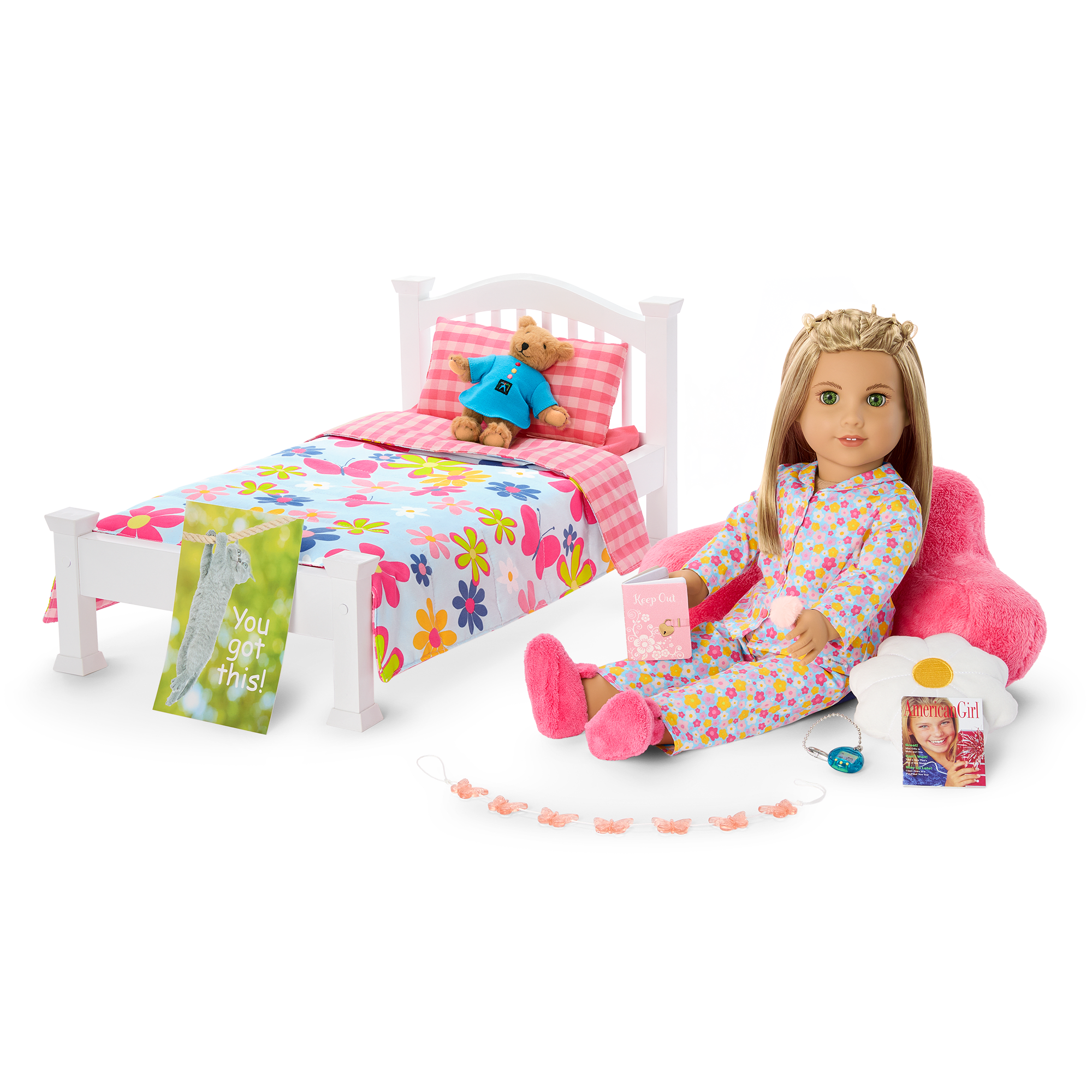 18-inch Doll Bedroom Bundle with Bedding & Accessories | Isabel’s™
