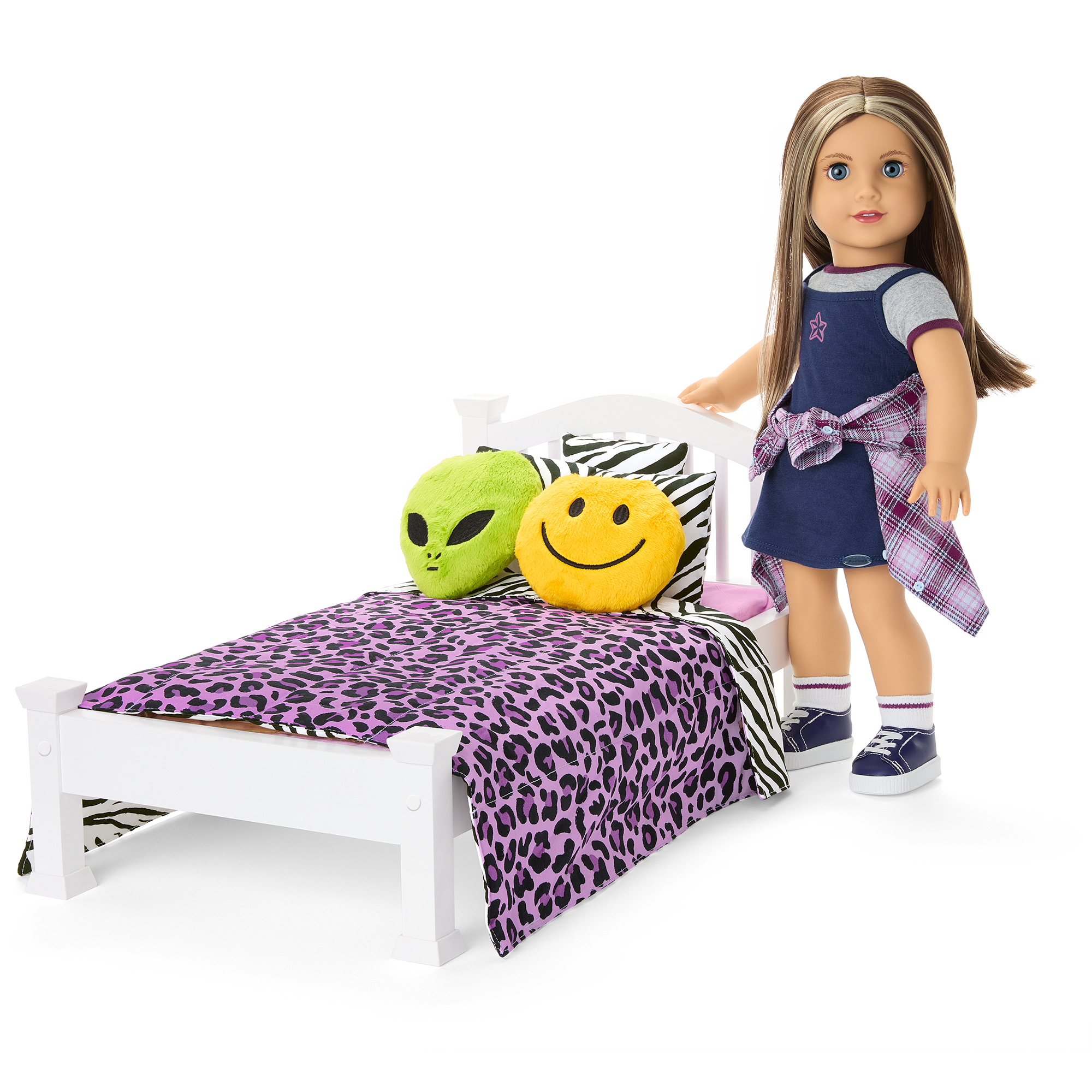 Twin Doll Beds with Floral & Animal-Print Bedding | Isabel & Nicki