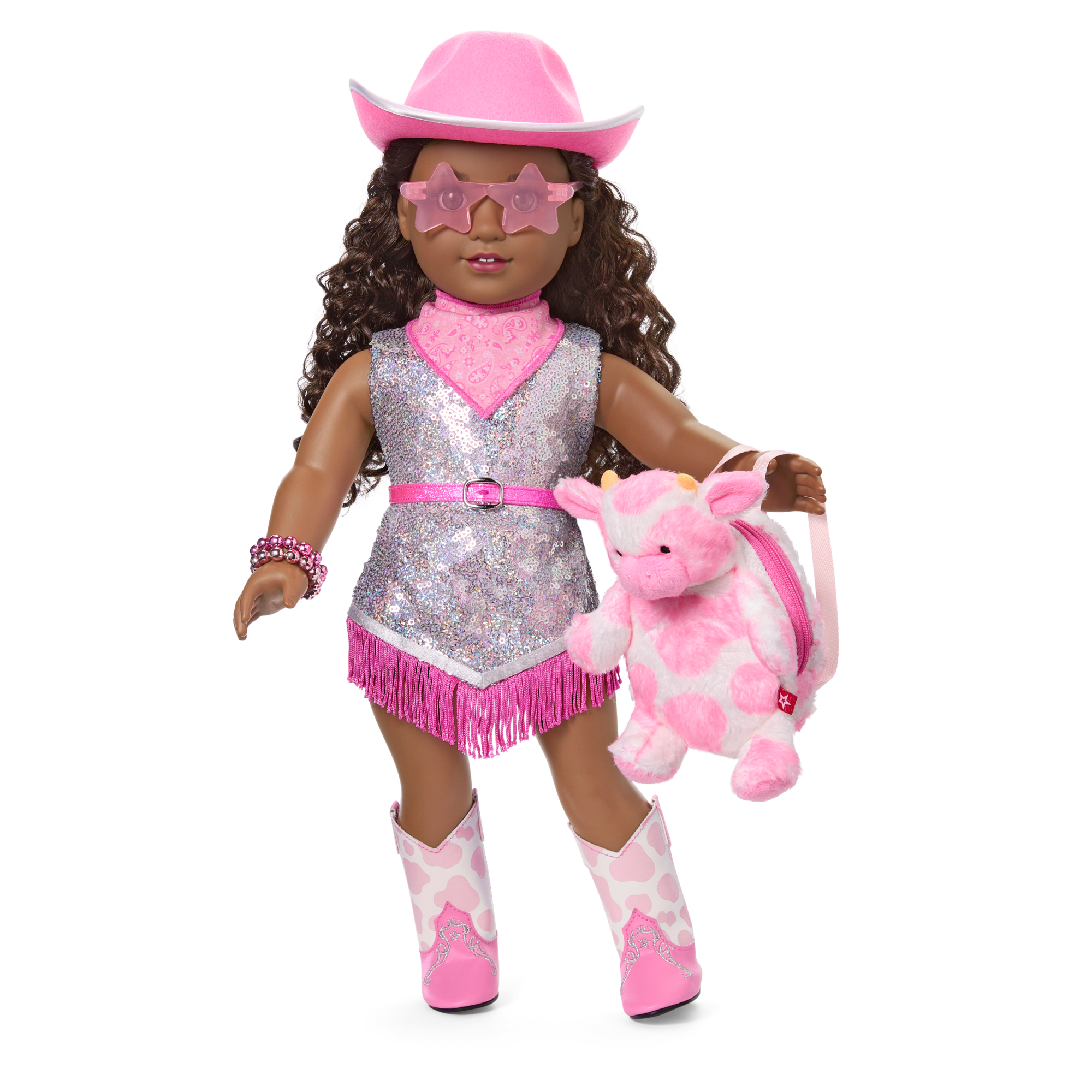 Reversible Cowgirl Outfit & Accessory Set for 18-inch Dolls | Style Flips