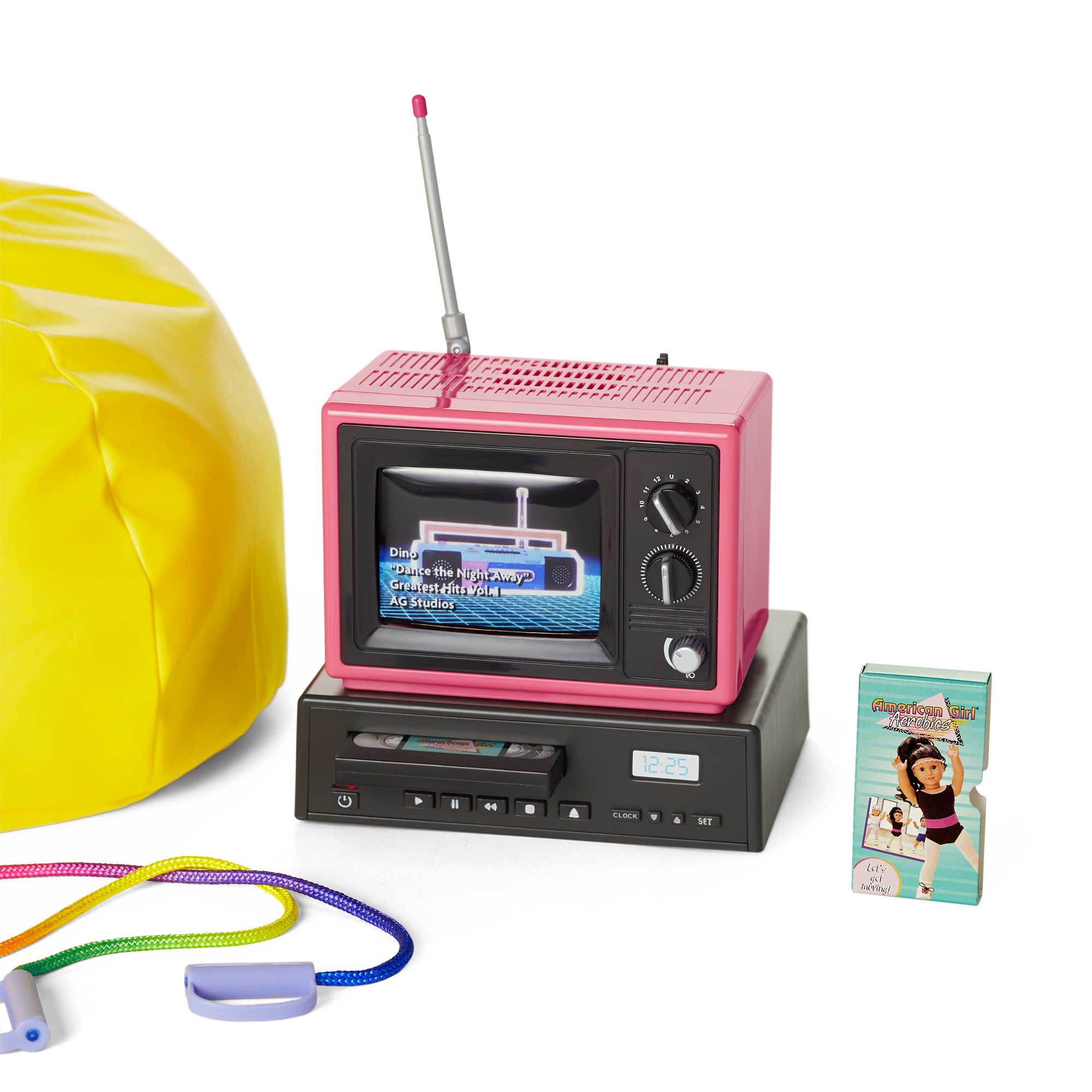 Courtney's Fitness & TV Accessories Set for 18-inch Dolls | Courtney's™