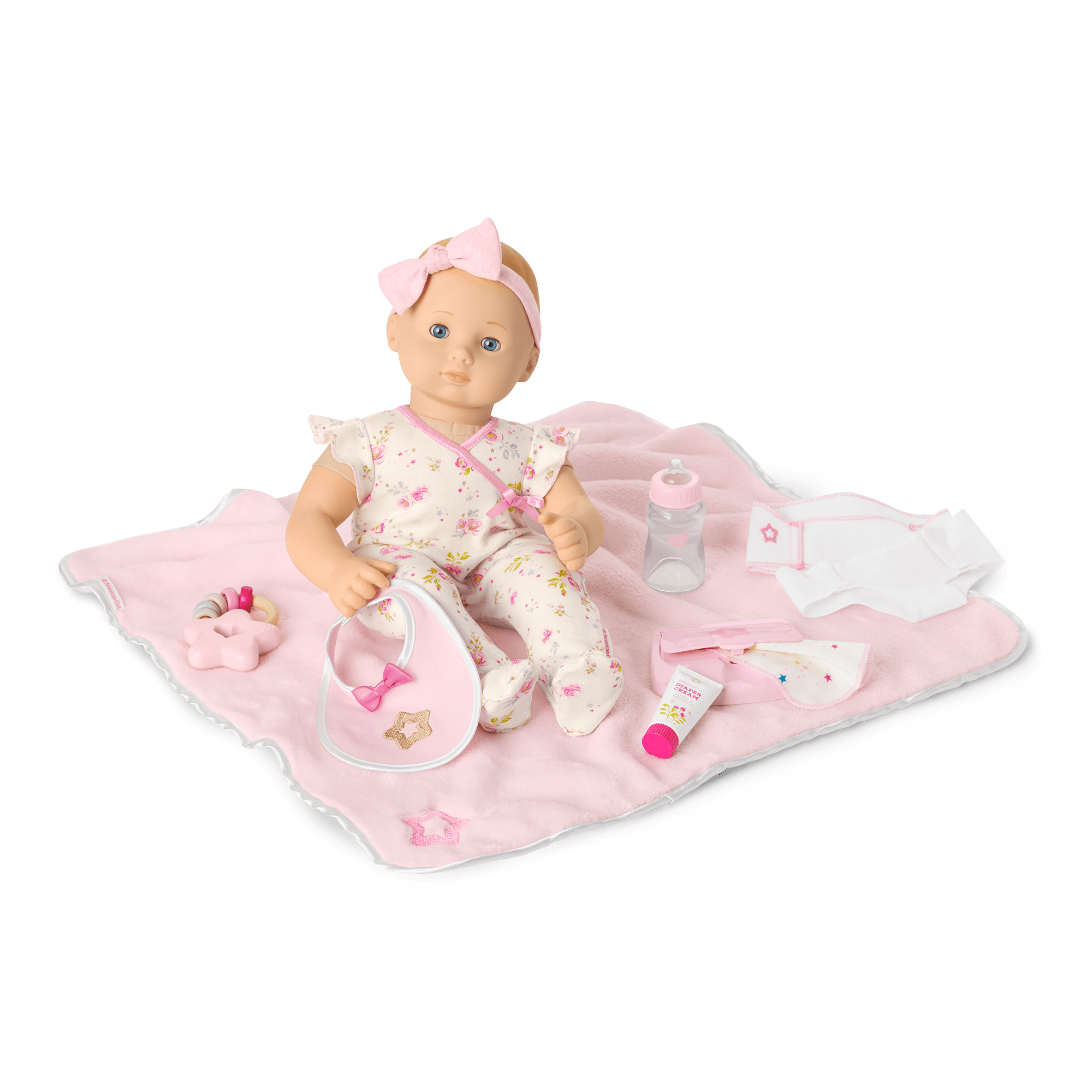 Blonde Bitty Baby Doll with Care & Play Set | American Girl