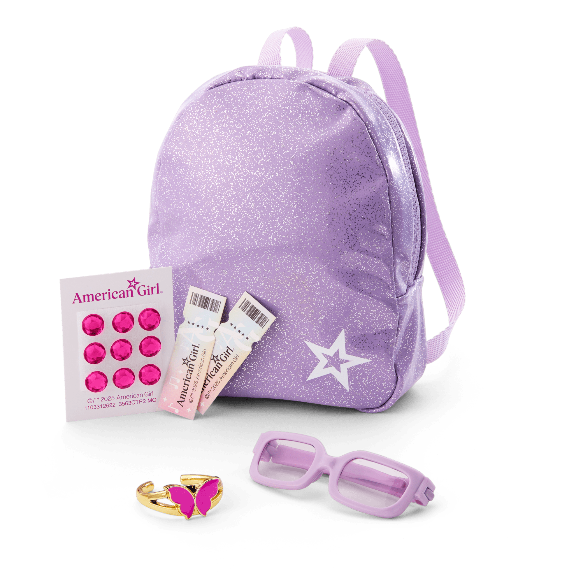 Reversible Doll Outfit & Accessory Set with Teddy Bear Backpack | Style Flips