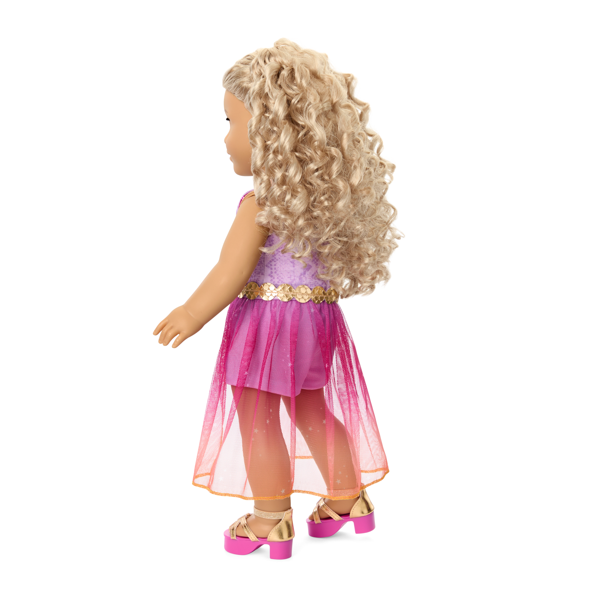 Reversible Doll Outfit & Accessory Set with Teddy Bear Backpack | Style Flips